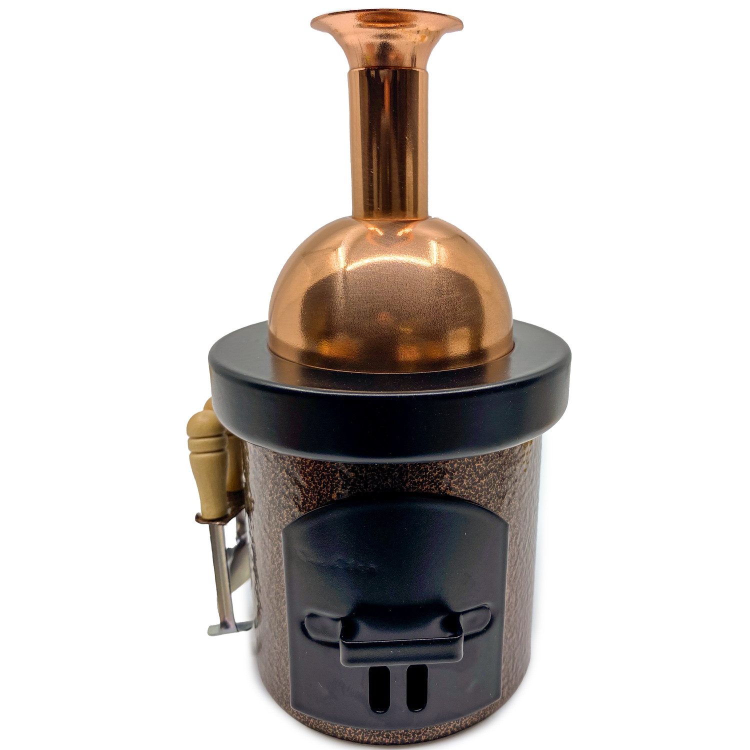 Crottendorfer Räucherhaus Braukessel Kupfer-Antik, Hergestellt in Deutschland Original Erzgebirge