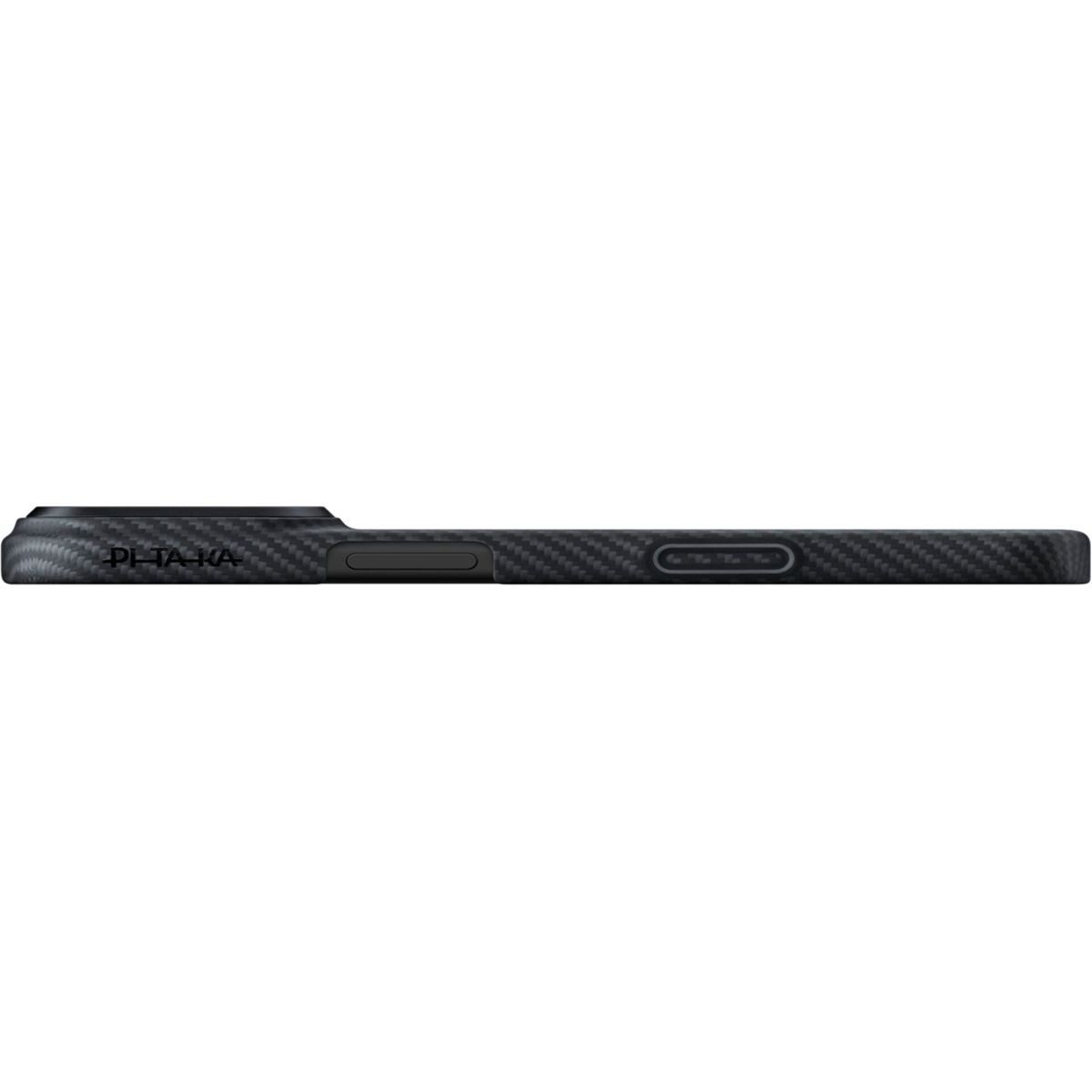 Pitaka Smartphone-Hülle Ultra-Slim Case iPhone 17 Pro Max Black/Grey Twill