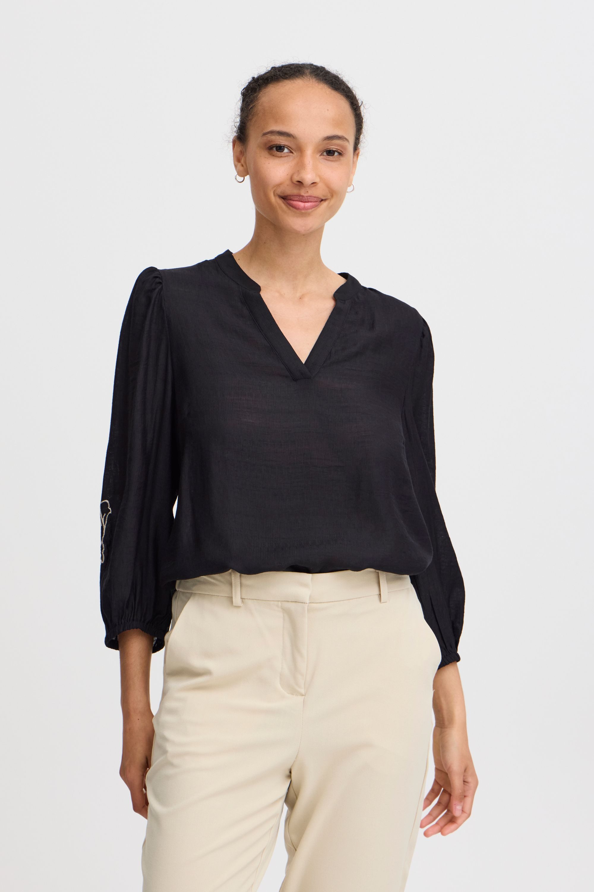 Langarmbluse BYIDAMY EMB BLOUSE -