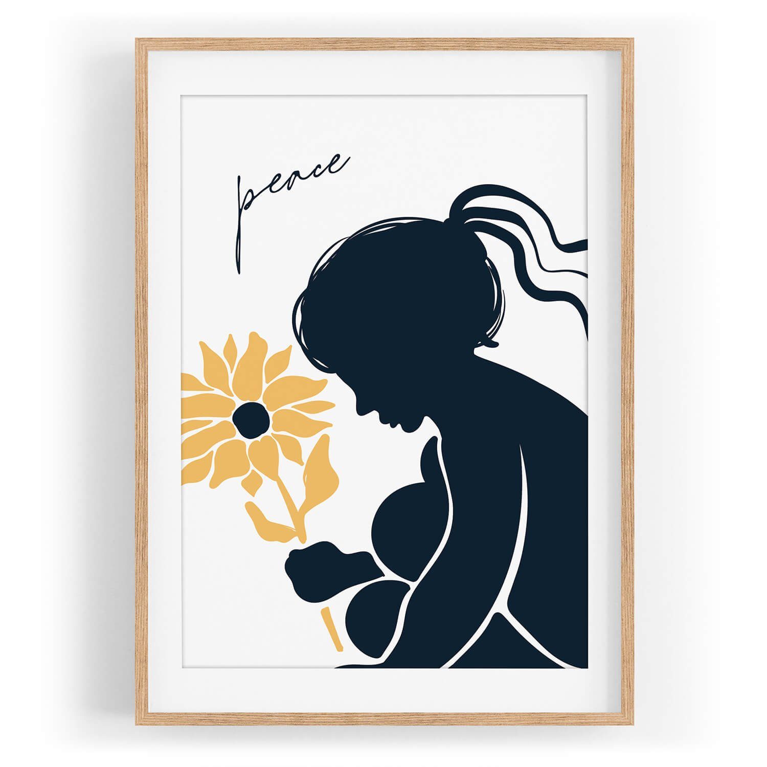 Sinus Art Wandbild Dekorative Illustration Peace Collection Frieden Freiheit. € 35,00