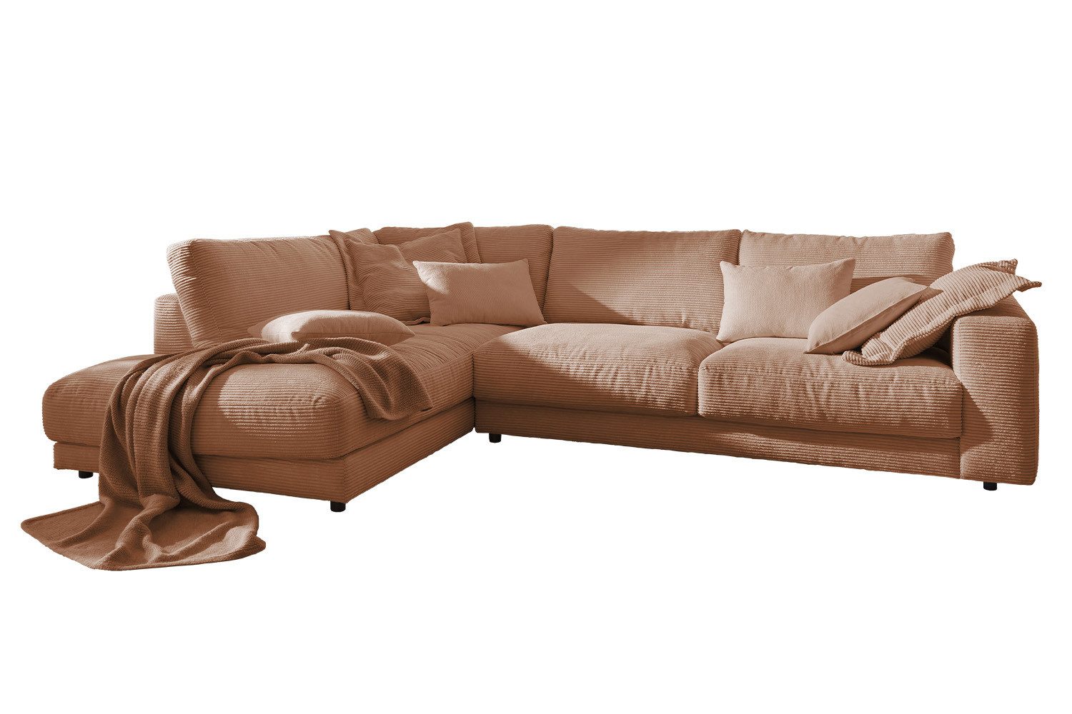 KAWOLA Ecksofa MADELINE, Couch L-Form rechts günstig online kaufen
