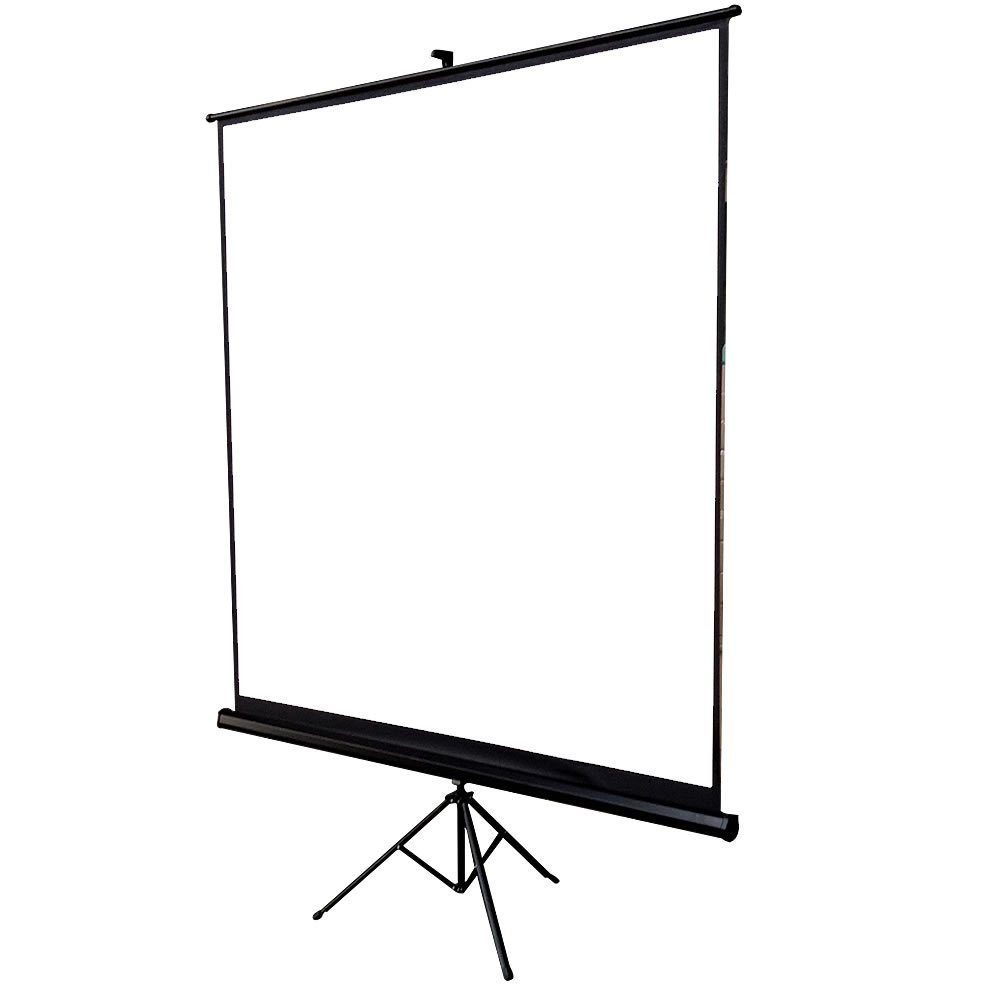 Melko Mobile Beamerleinwand mit Stativ Heimkino HD Präsentationswand 152CM Stativleinwand (Stativ)