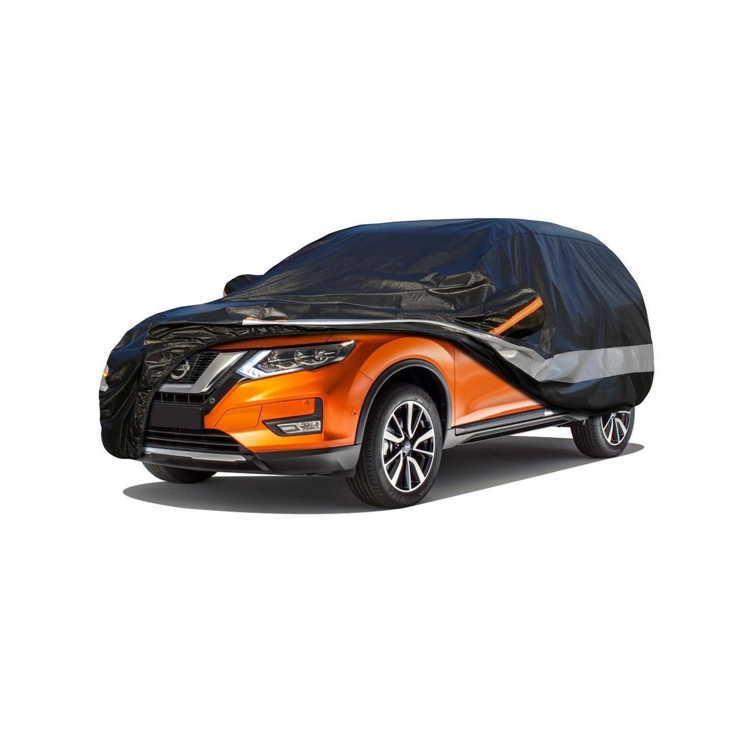 LuxusKollektion Autoplane Autoabdeckung 10 Passend für Nissan X-Trail(2007-2023) Schwarz