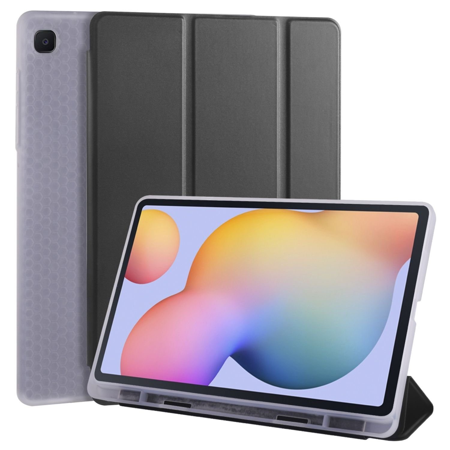 König Design Tablet-Hülle, Samsung Galaxy Tab S6 Lite Schutzhülle Tablet-Hülle  Schwarz