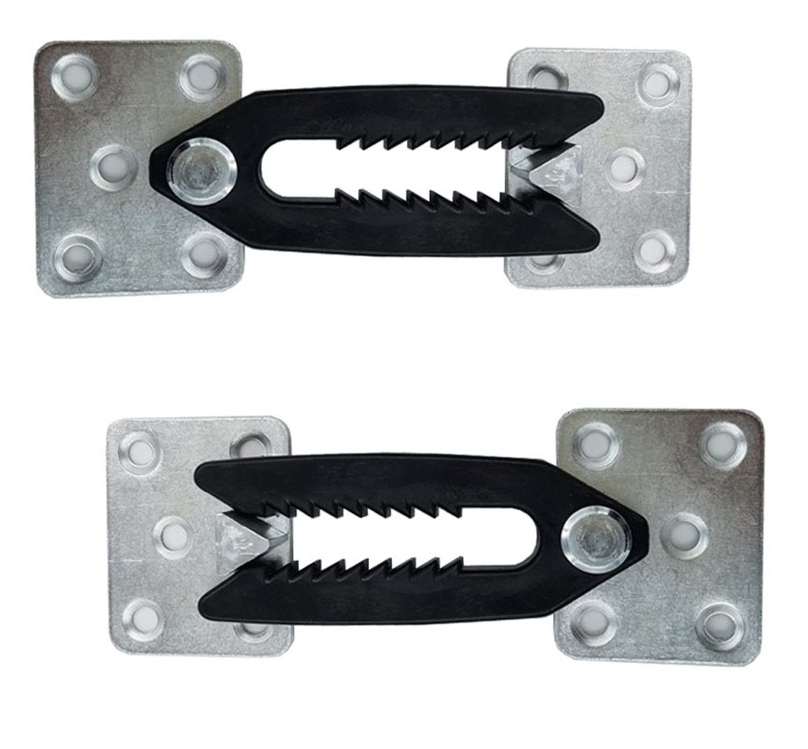 Flachverbinder 2 Paar Möbel Steckverbinder, Couchverbinder, Tischverbinder Schnapp-