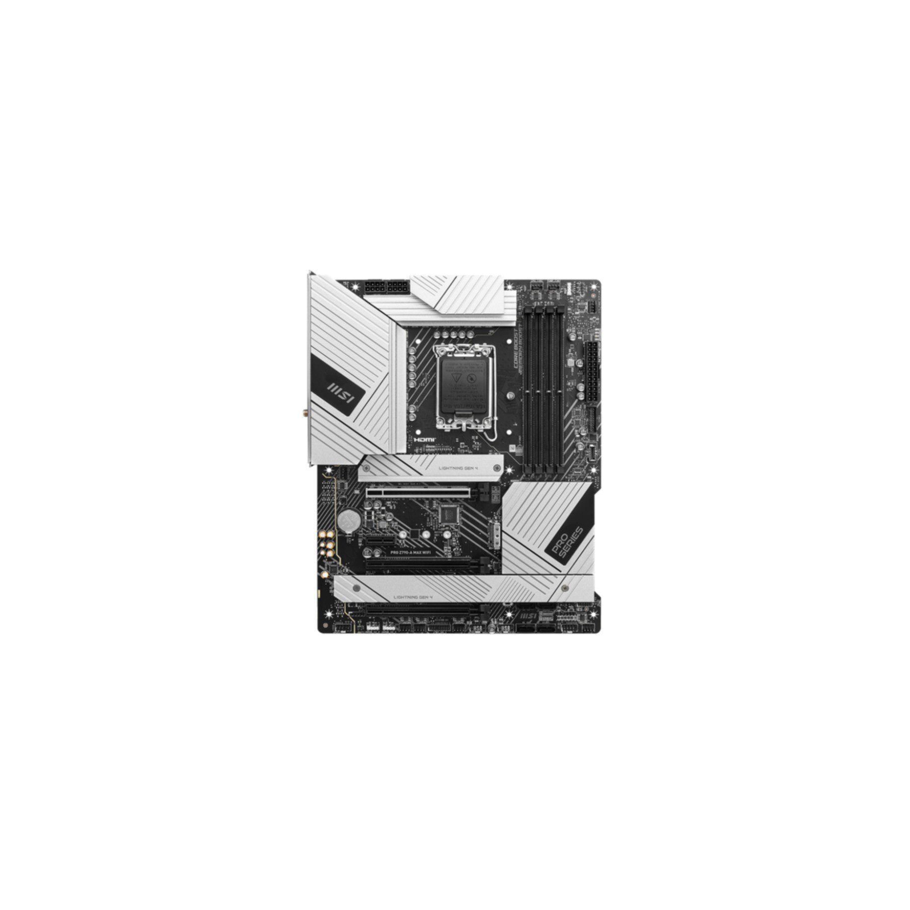 MSI PRO Z790A MAX WIFI Mainboard LEDBeleuchtung, RAMSpeicher max. 128 GB