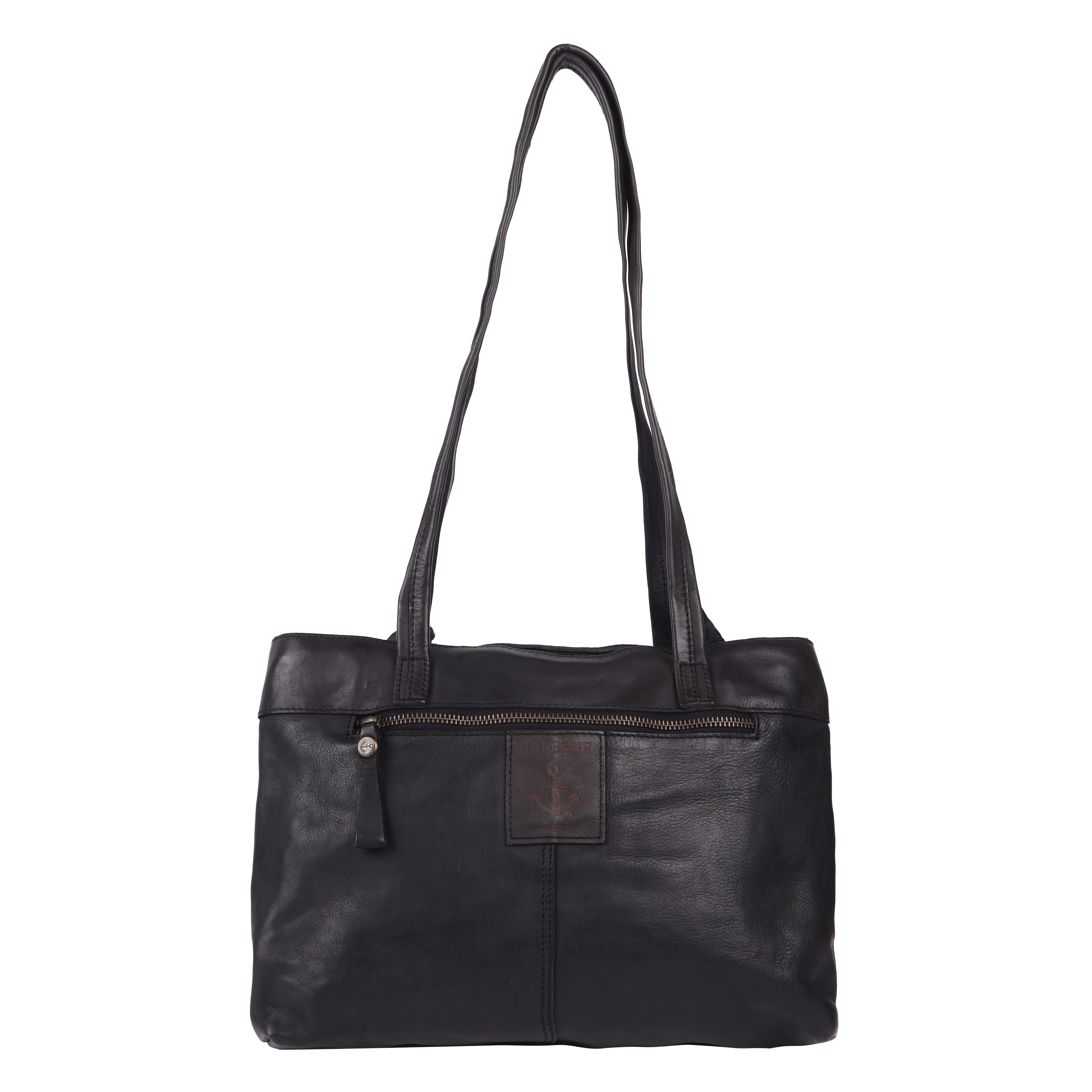 HARBOUR 2nd Shopper Zea, Damen Henkeltasche, Schultertasche, Handtasche mit Logodruck