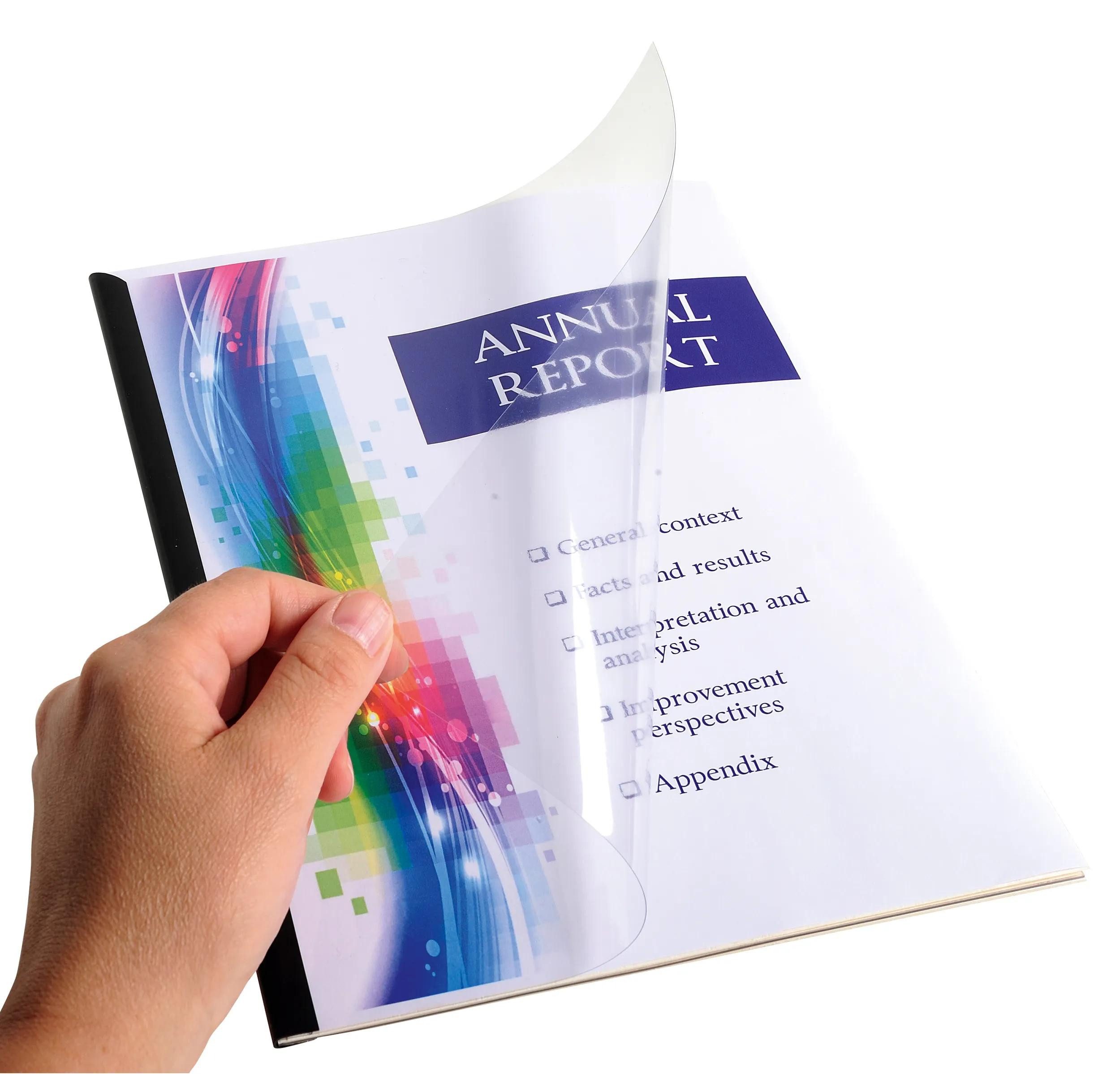 EXACOMPTA Bindegerät 5x Präsentationsset Serodo + Aktendeckel, Klemmschiene, Blau, 42843E, Kit