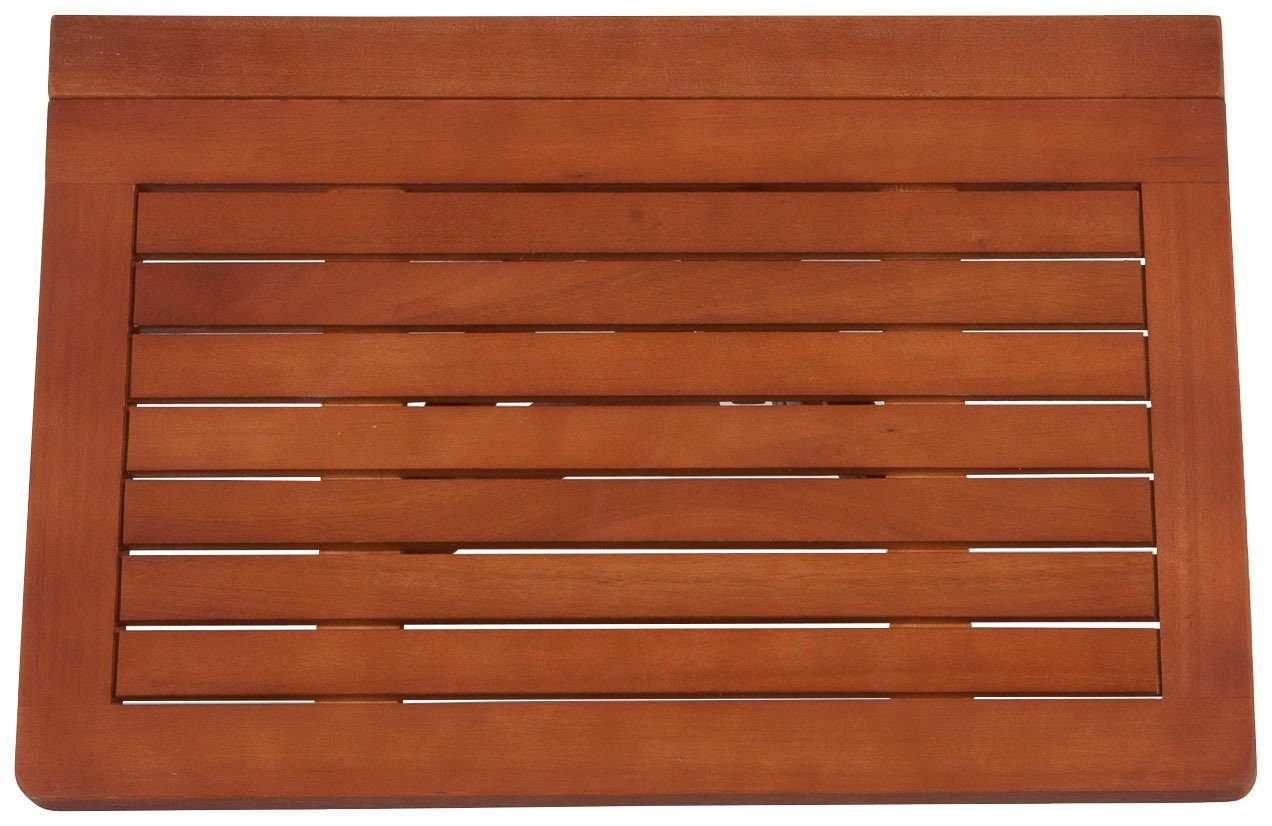 Garden Pleasure Balkonhängetisch STANFORD, Eukalyptusholz, klappbar, 60x40 cm, braun – Bild 3 von 5