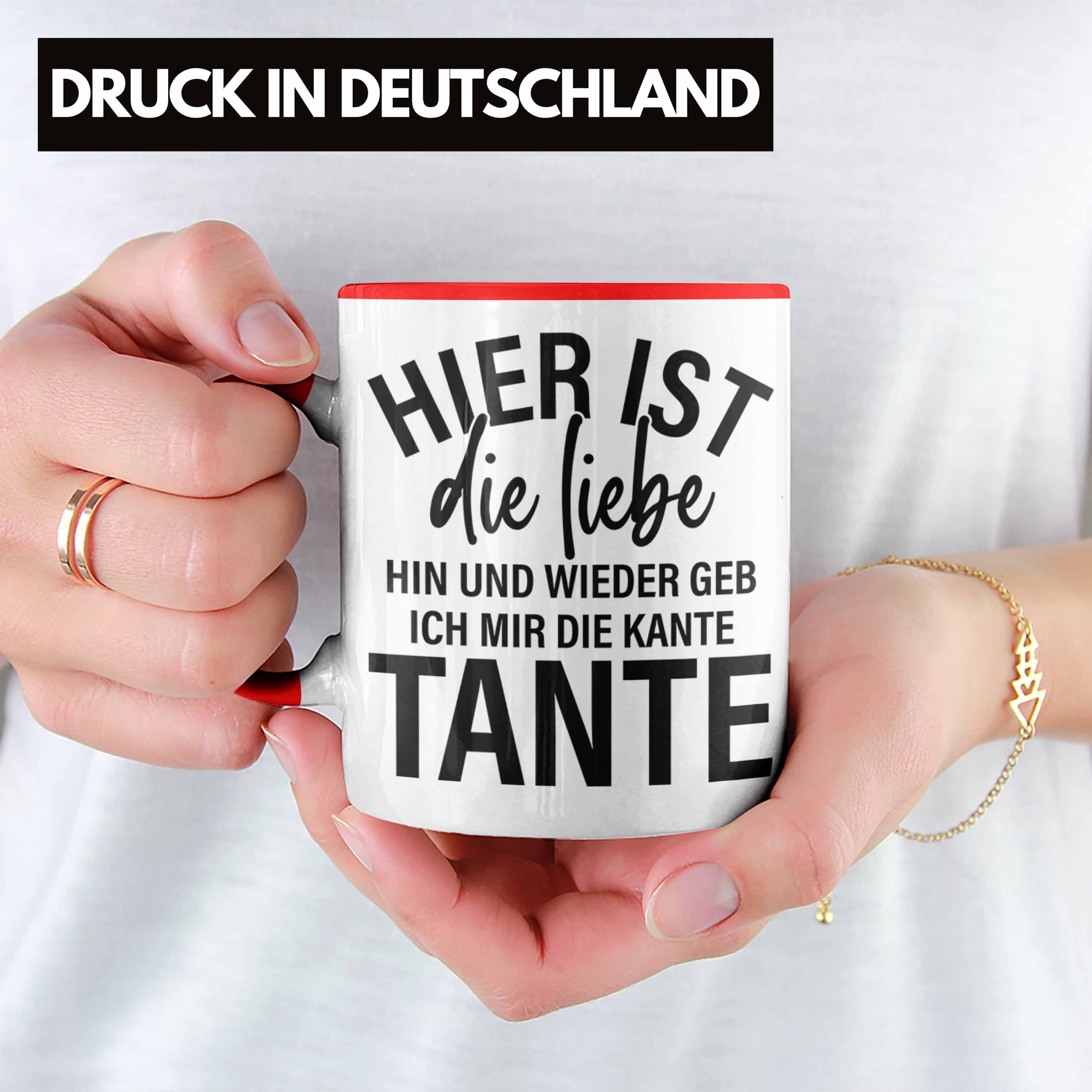 Ich Die Rot Trendation Geb Tante Tasse Tasse - Mir Kante Lustig Trendation Geschenk Geburtstag