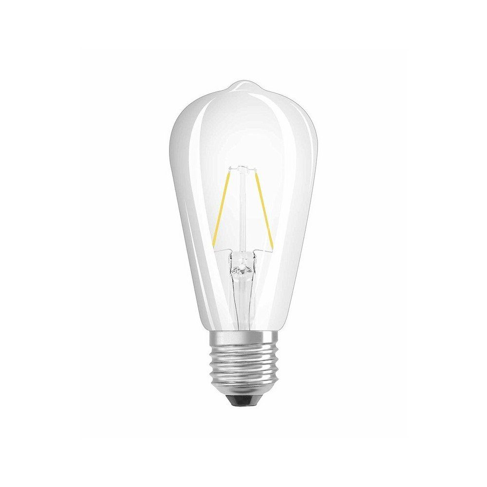 Warmweiß, Filament Osram LED-Leuchtmittel Osram = 25W E27 Glühfaden 230V Klar Warmweiß E27, 2700K, 250lm LED ST64 2,5W