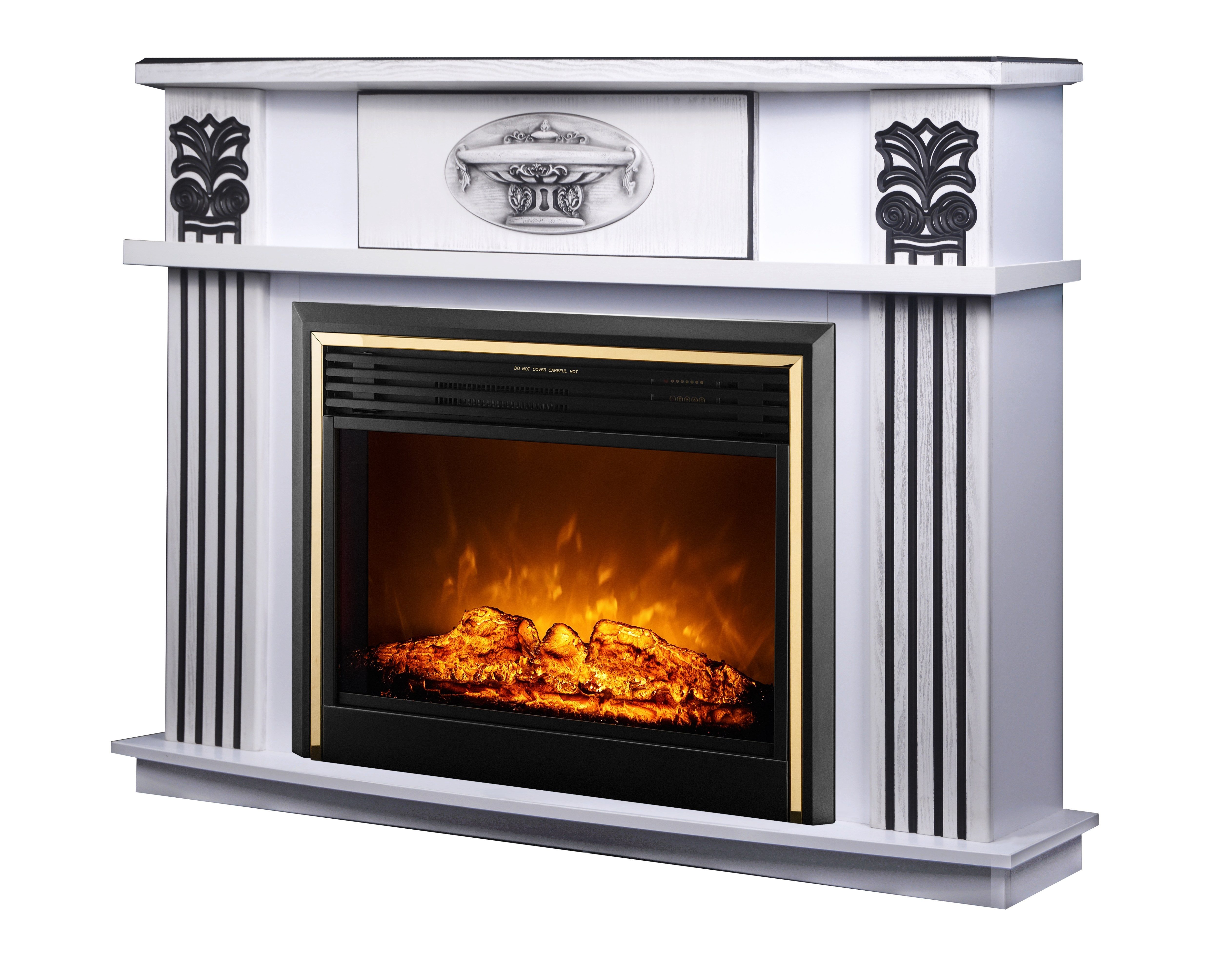 ART FLAME Elektrokamin ART FLAME Elektrischer Kamin Roma & Richi, 1120x1388x385 mm, 1950 W, Einstellung der Flammenhelligkeit 5