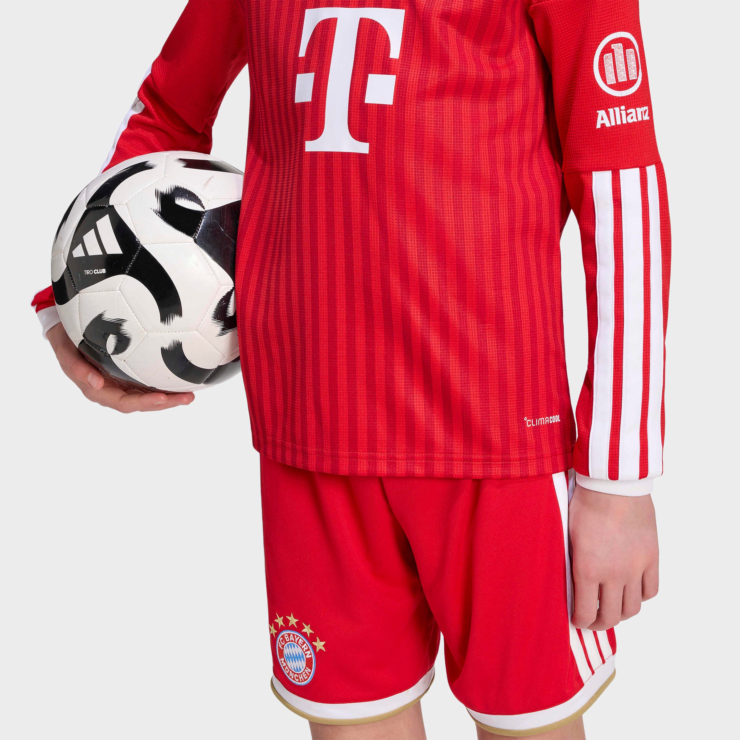 adidas Performance Fußballtrikot FCB H JSY YL für Kinder, mit Climacool® Technologie, mit Rundhalsausschnitt