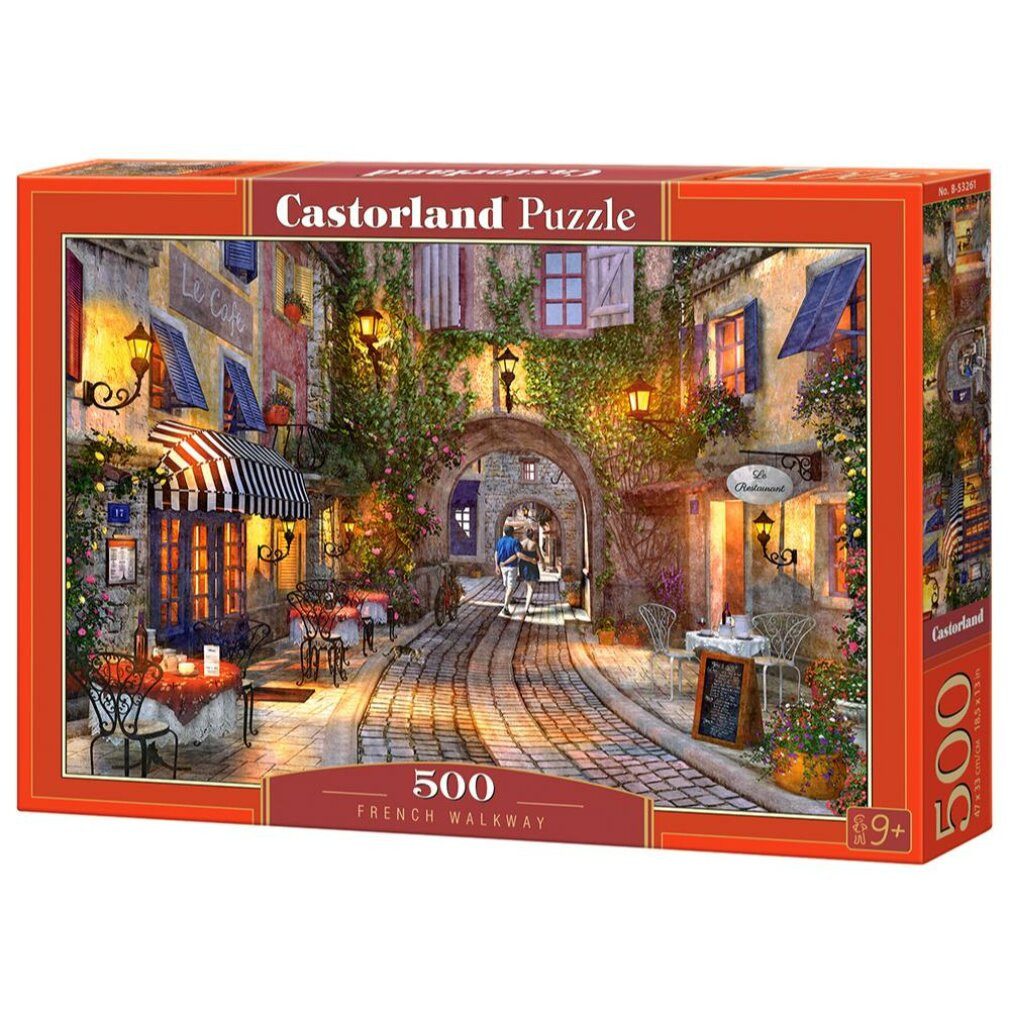 Castorland Puzzle Französische Gasse Puzzle 500 Teile, Puzzleteile
