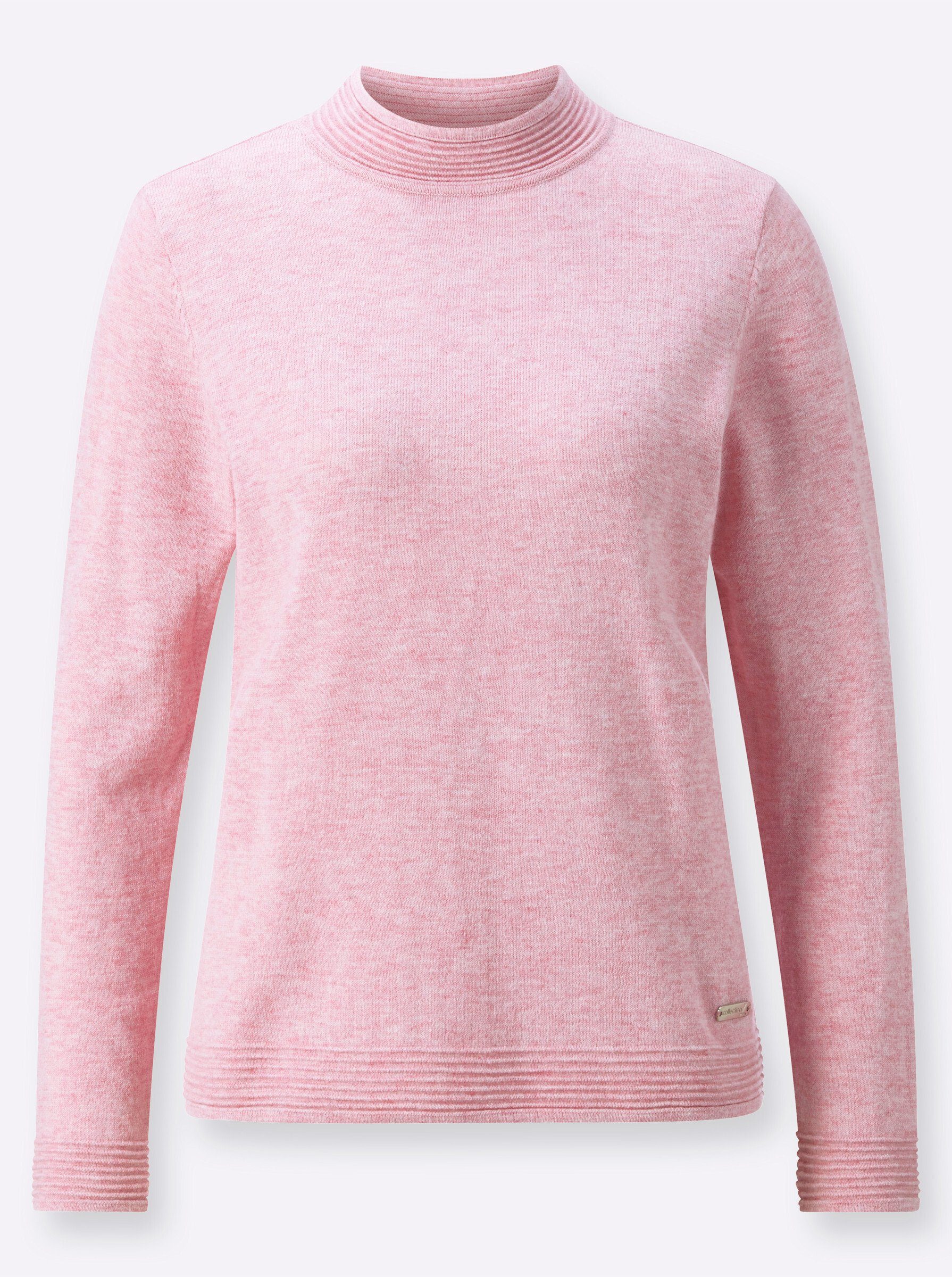 Witt Strickpullover Stehkragen-Pullover Langarm Jersey