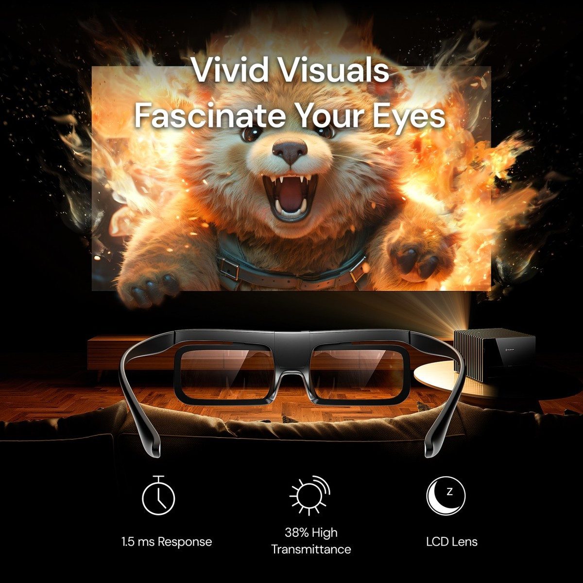 Valerion 3D Glasses Beamer
