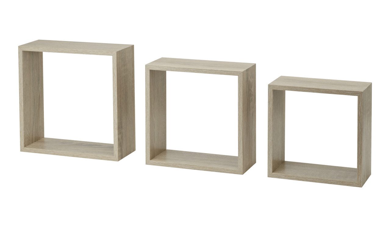 Dolle Wandregal Dolle Würfelregal Frame 30 x 30 cm Eiche vintage