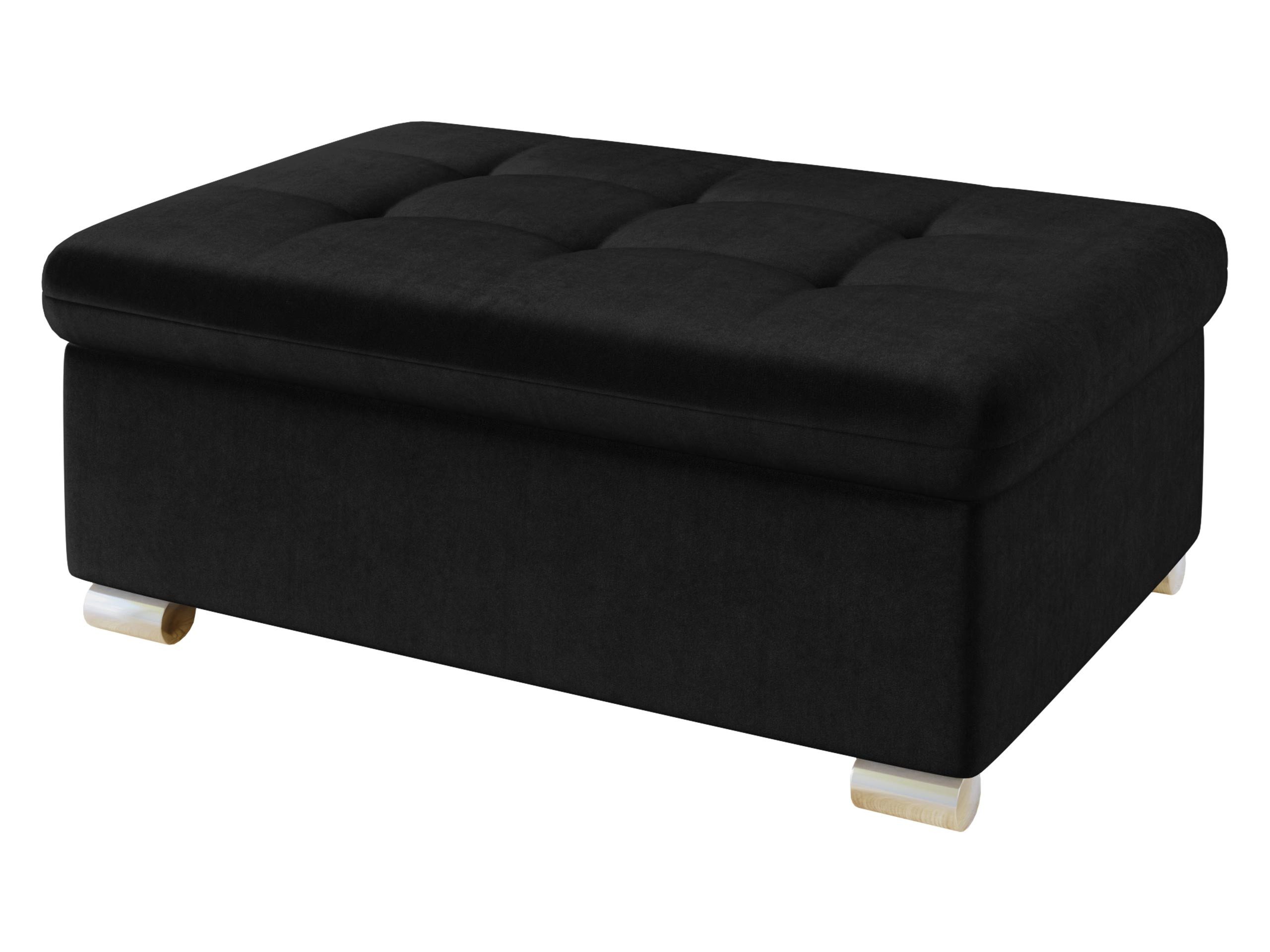 MIRJAN24 Polsterhocker Niko Groß, Silber Füße, 96x70x41 cm günstig online kaufen