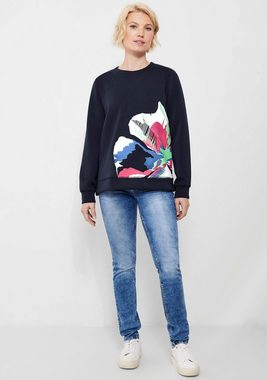 Cecil Sweatshirt mit Blumenprint