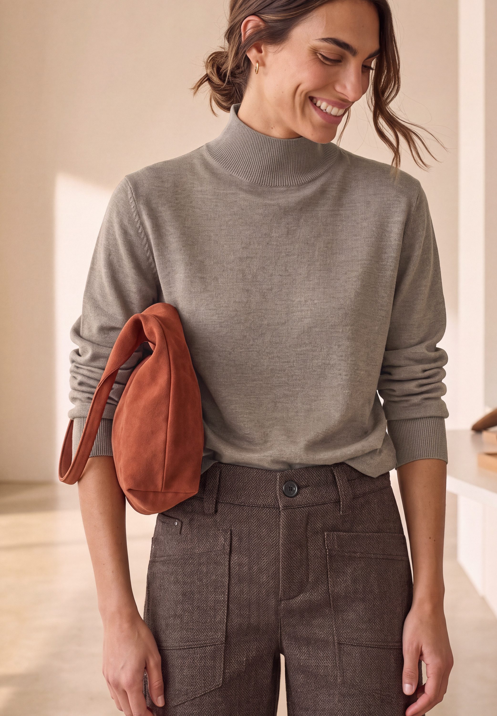 STREET ONE Strickpullover mit Turtle Neck