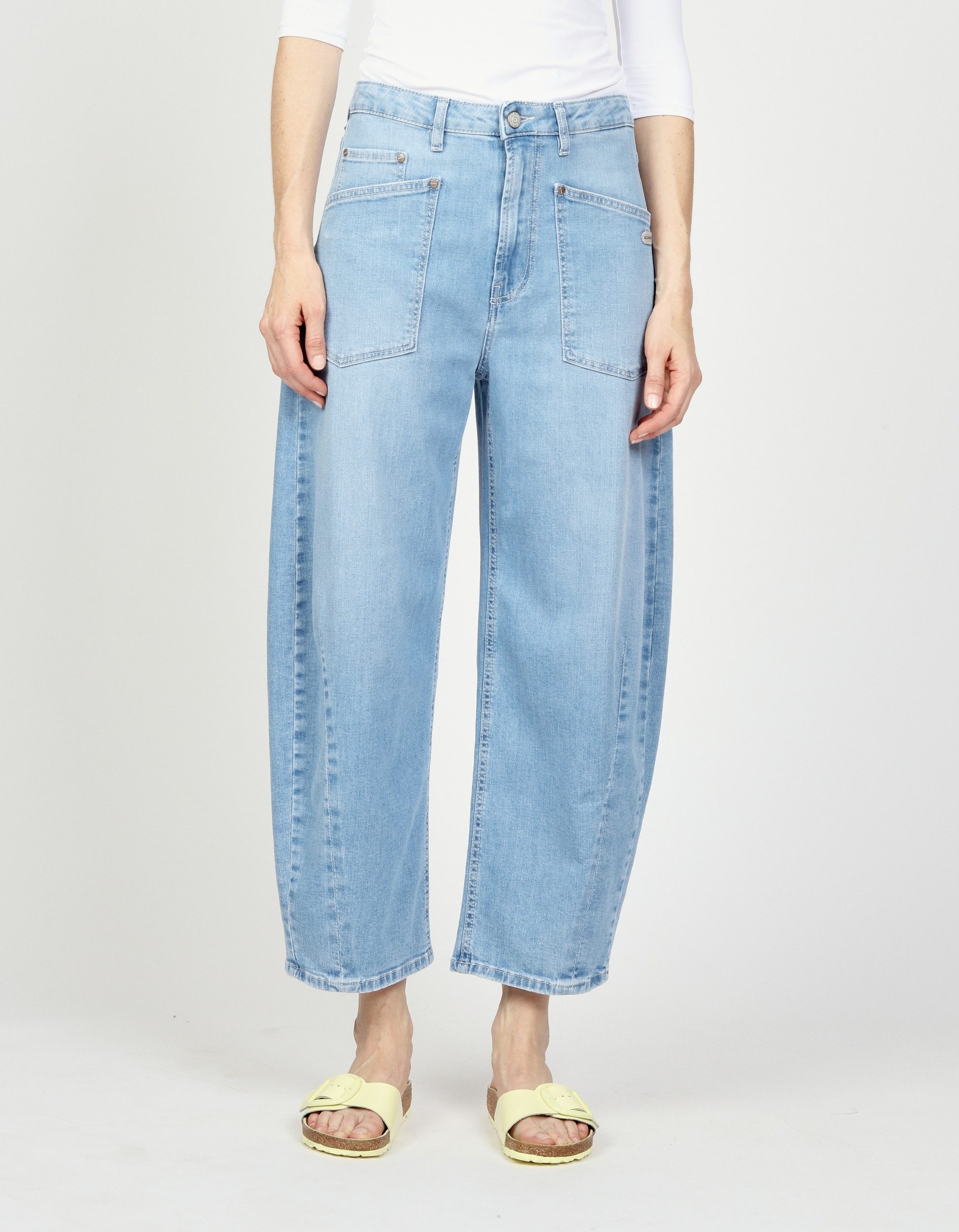 GANG Weite Jeans 94ODINA - Damen Balloon Jeans - O Shape Jeans - High Waist günstig online kaufen