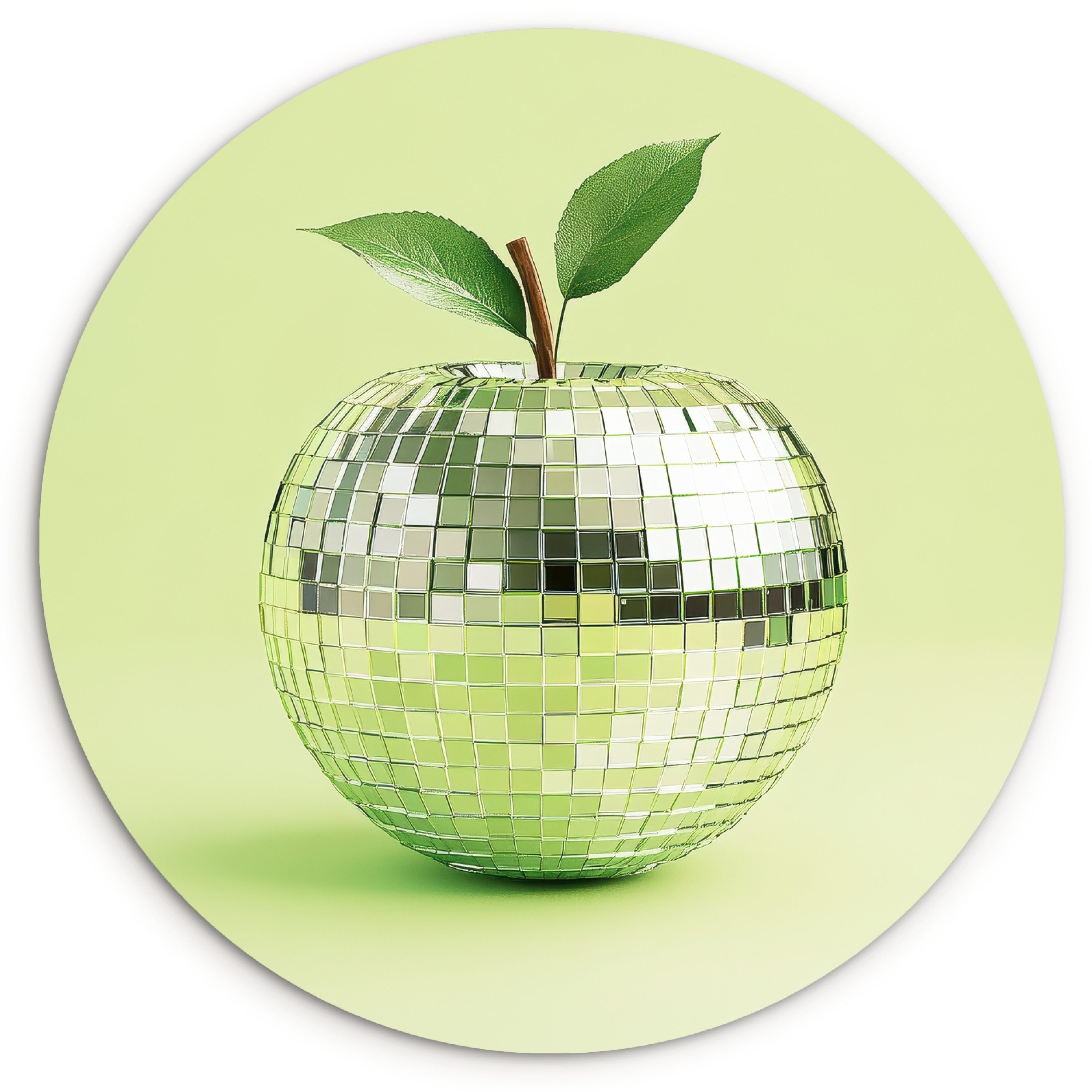 MuchoWow Gemälde Grün - Disco - günstig online kaufen