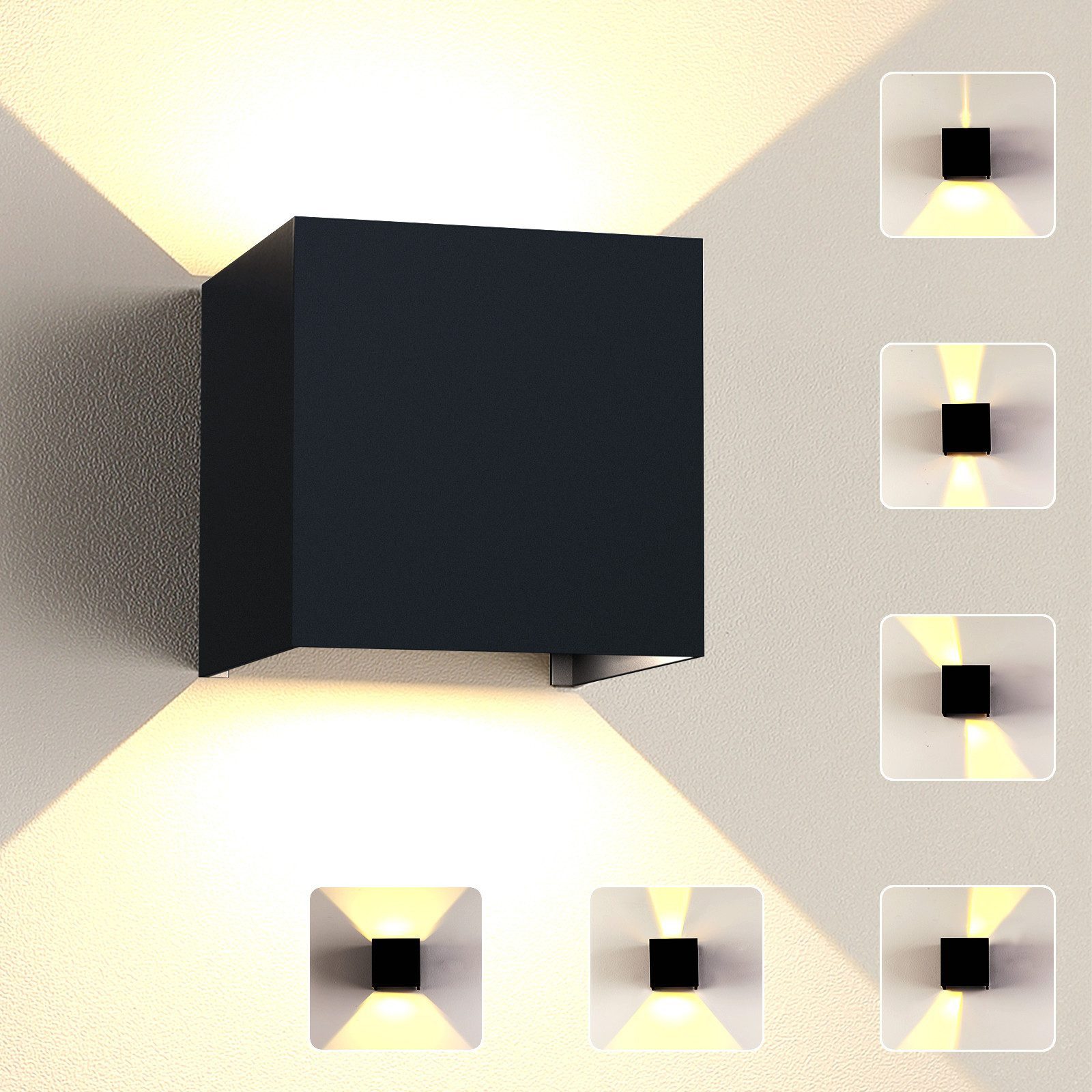 OULENBIYAR Wandleuchte 2 Stück 7W LED günstig online kaufen
