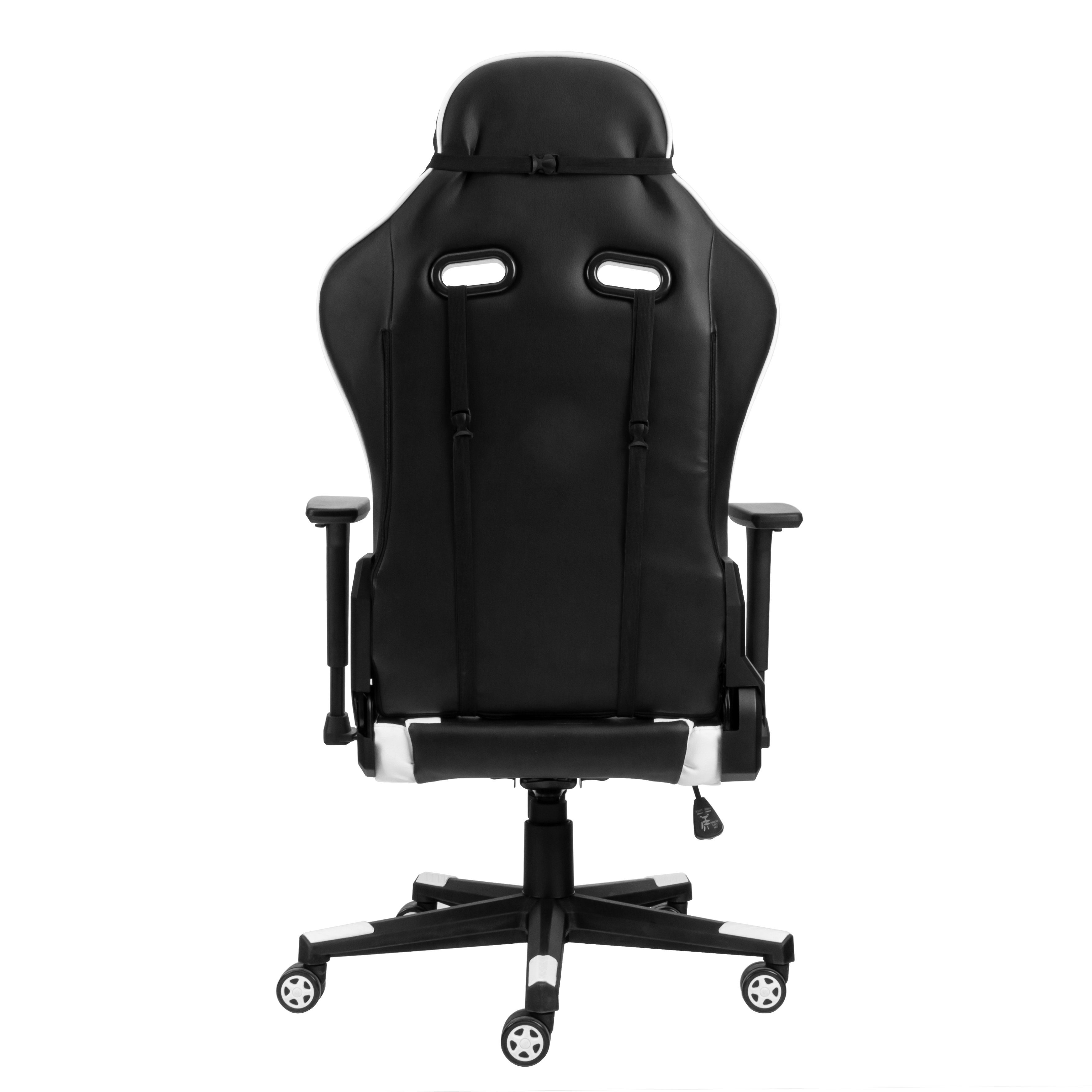 Hyrican Gaming-Stuhl "Striker Tank" schwarz/weiß, Kunstleder, ergonomischer Gamingstuhl, Bürostuhl, Schreibtischstuhl, geeignet für Erwachsene