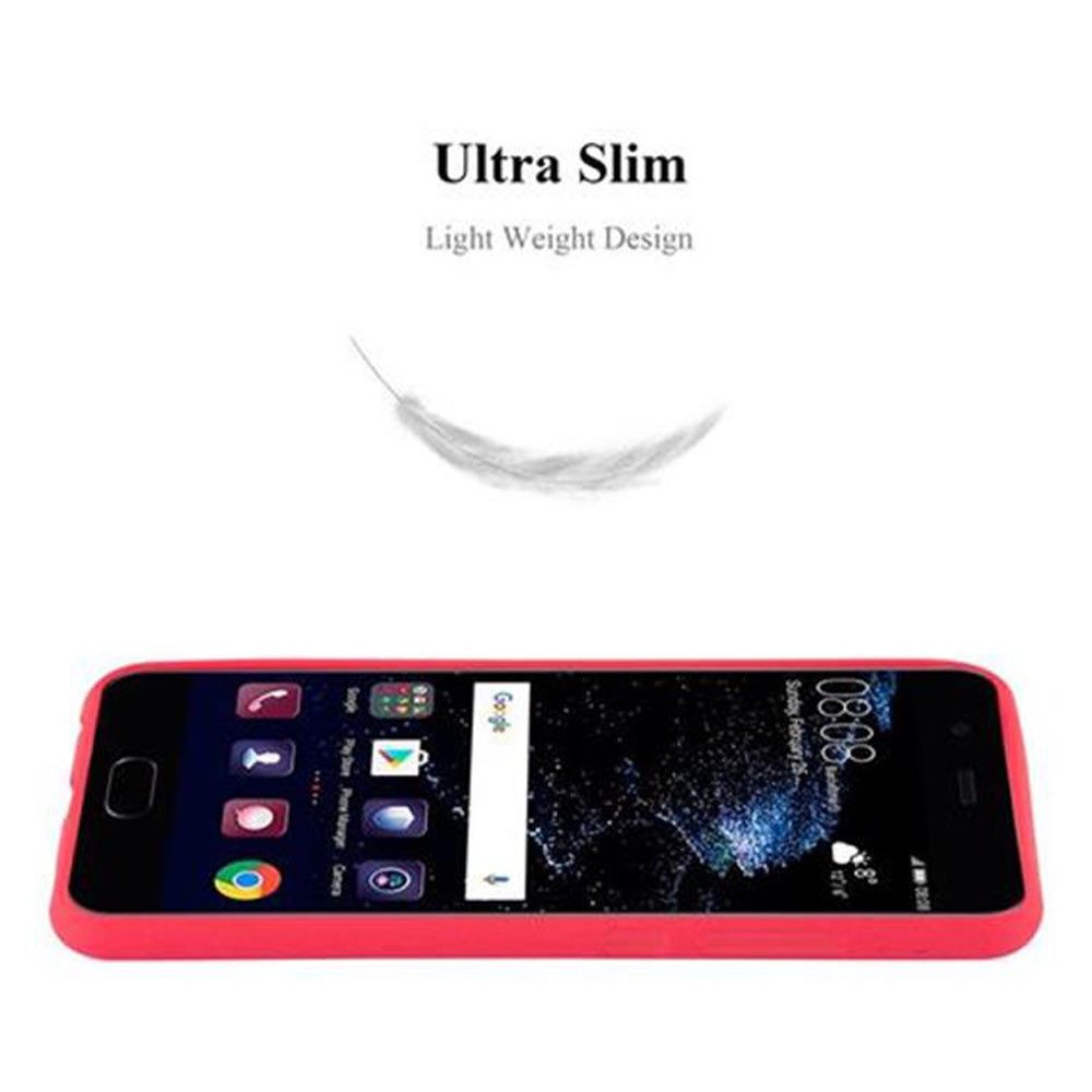 Cadorabo Handyhülle für Huawei P10 Hülle Huawei P10, Flexible TPU Silikon Handy Schutzhülle - Hülle - ultra slim