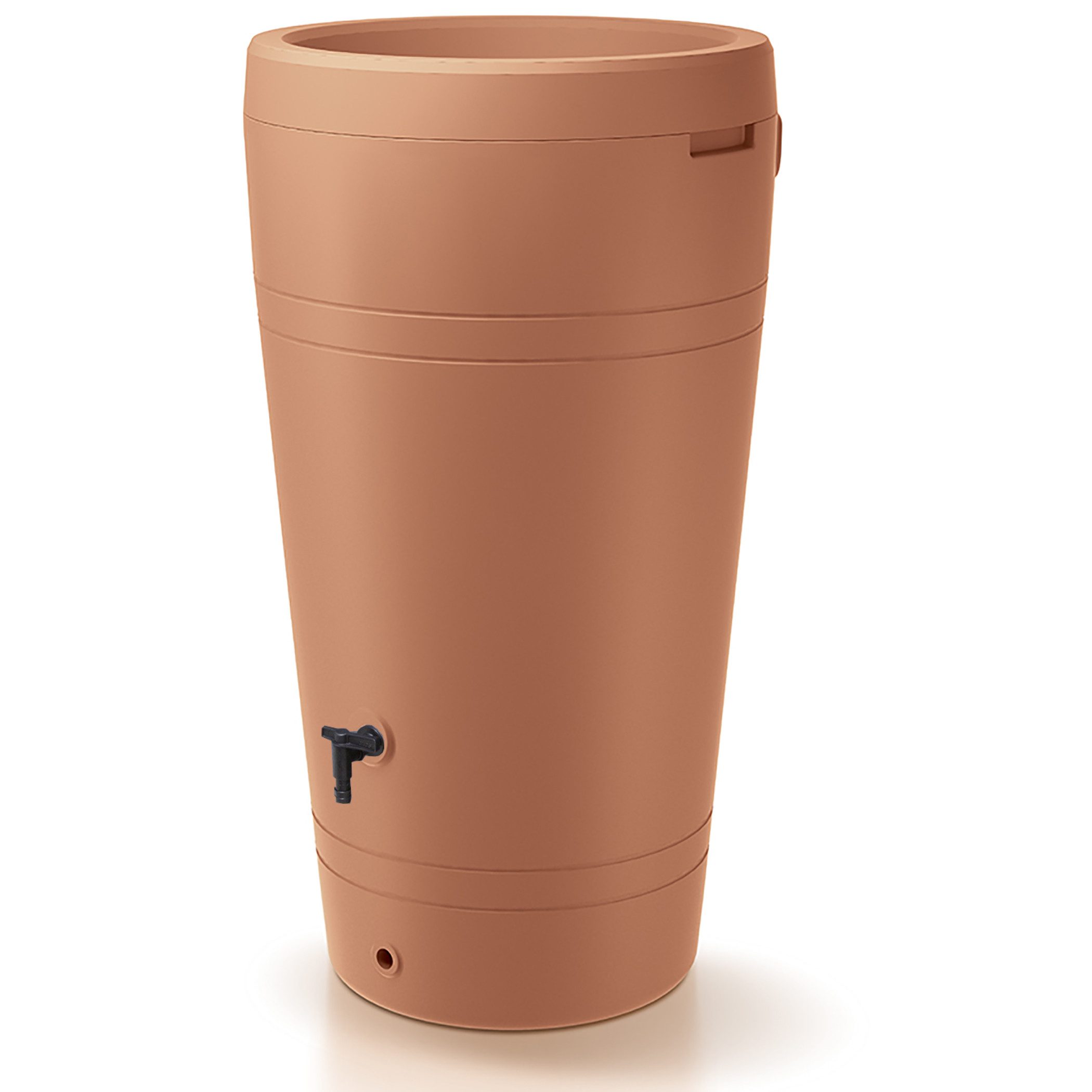 Annastore Regentonne Regenwassertonne Regentonne Regenbehälter Regentank, 230 Liter, Höhe 110 cm