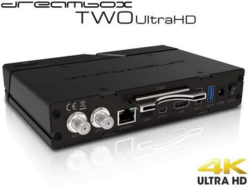 Dreambox »Dreambox Two Ultra HD BT 2X DVB-S2X MIS Tuner 4K« Satellitenreceiver