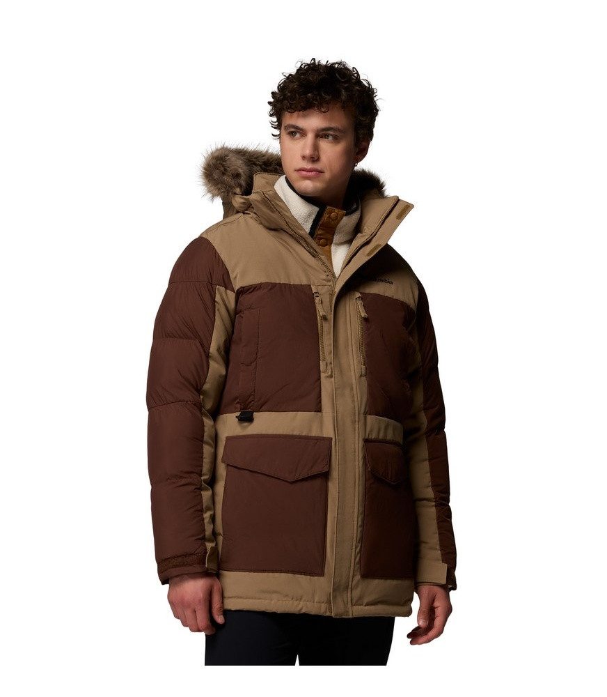Columbia Winterjacke Marquam Peak Fusion II Parka (Omni-Heat Infinity) hellbraun/braun
