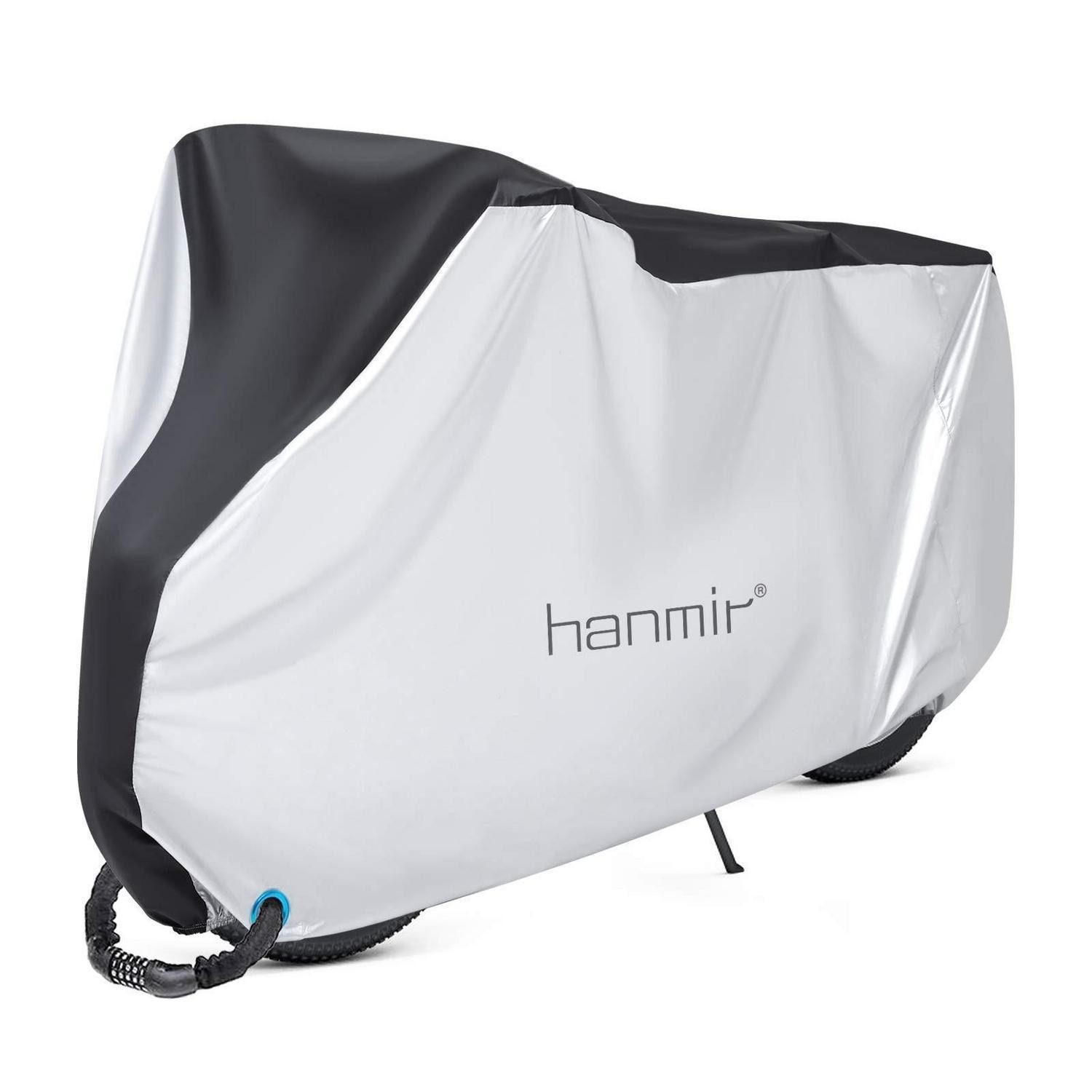LuxusKollektion Abdeckhaube Fahrradabdeckung Wasserdicht Silber 200x70x110cm