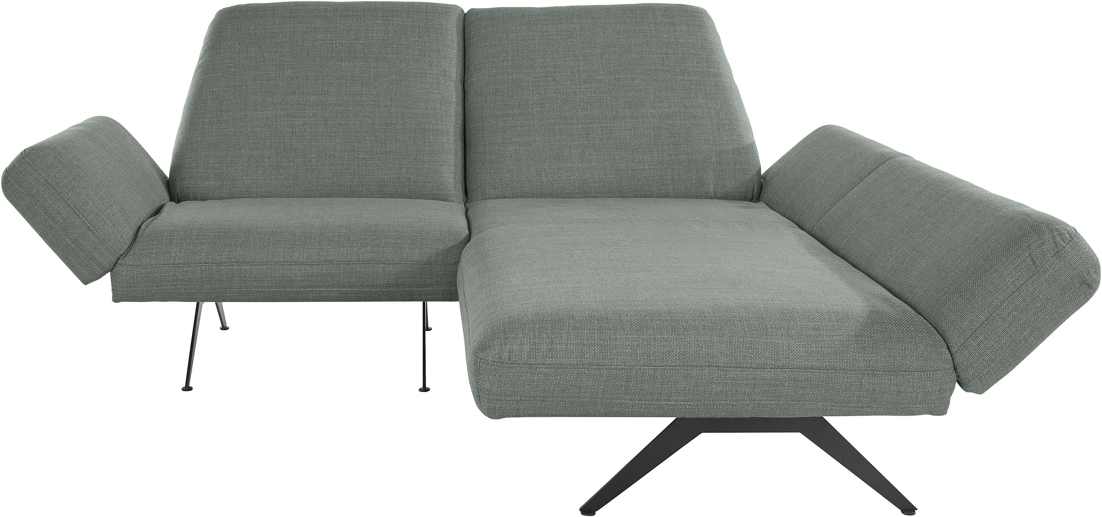 Places of Style Ecksofa Caiden L-Form, mit Arm- und Rückenfunktion, kleine Ausführung