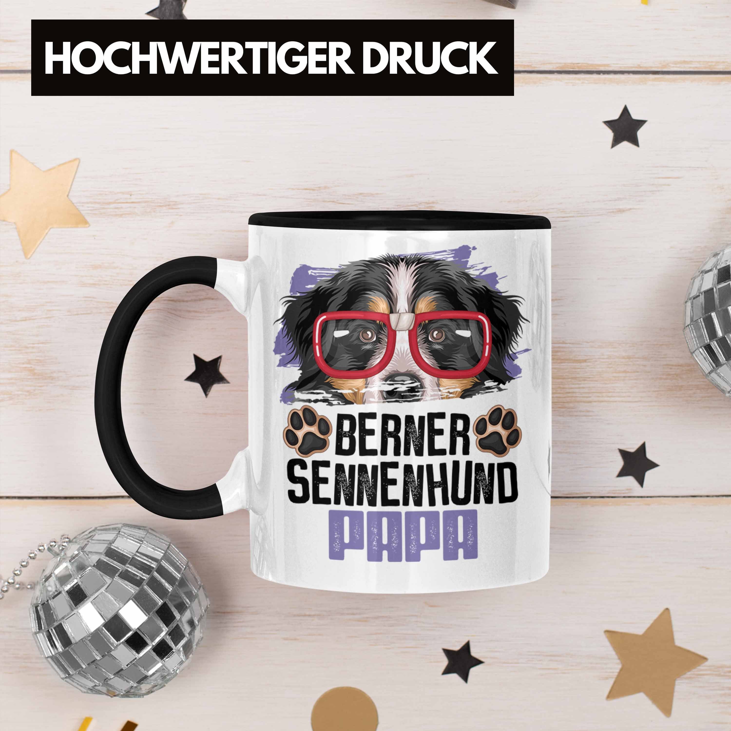 Besitzer Geschenkide Berner Tasse Lustiger Sennen Tasse Trendation Papa Spruch Schwarz Geschenk