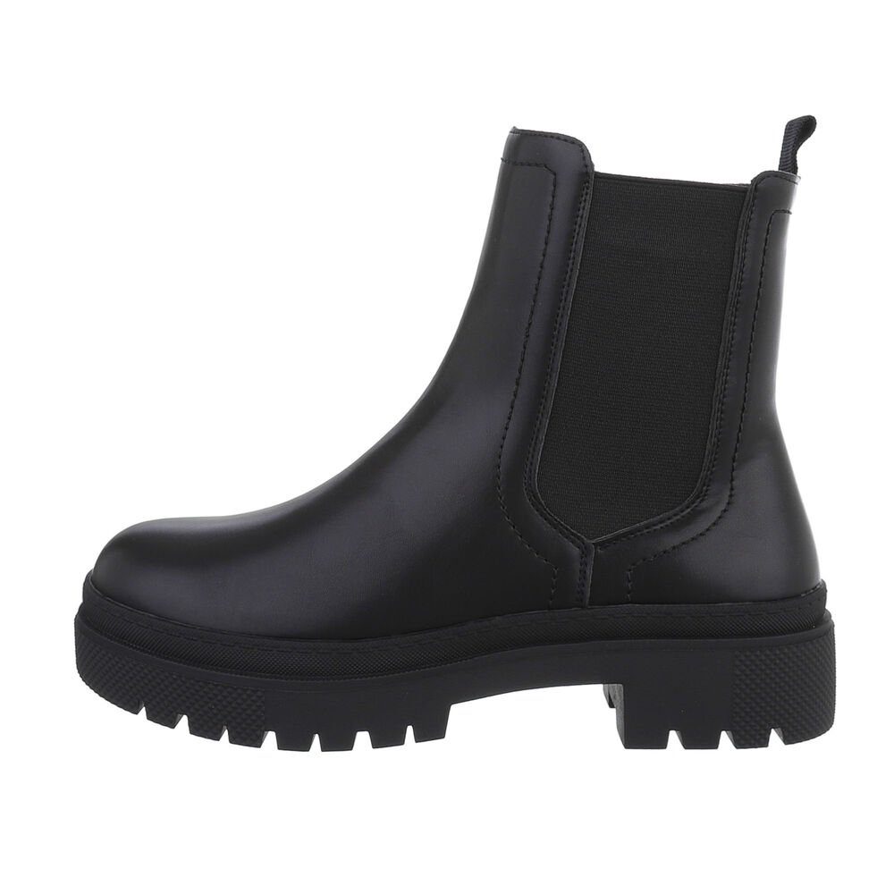Ital-Design Damen Freizeit Plateaustiefelette (84206518) Blockabsatz günstig online kaufen