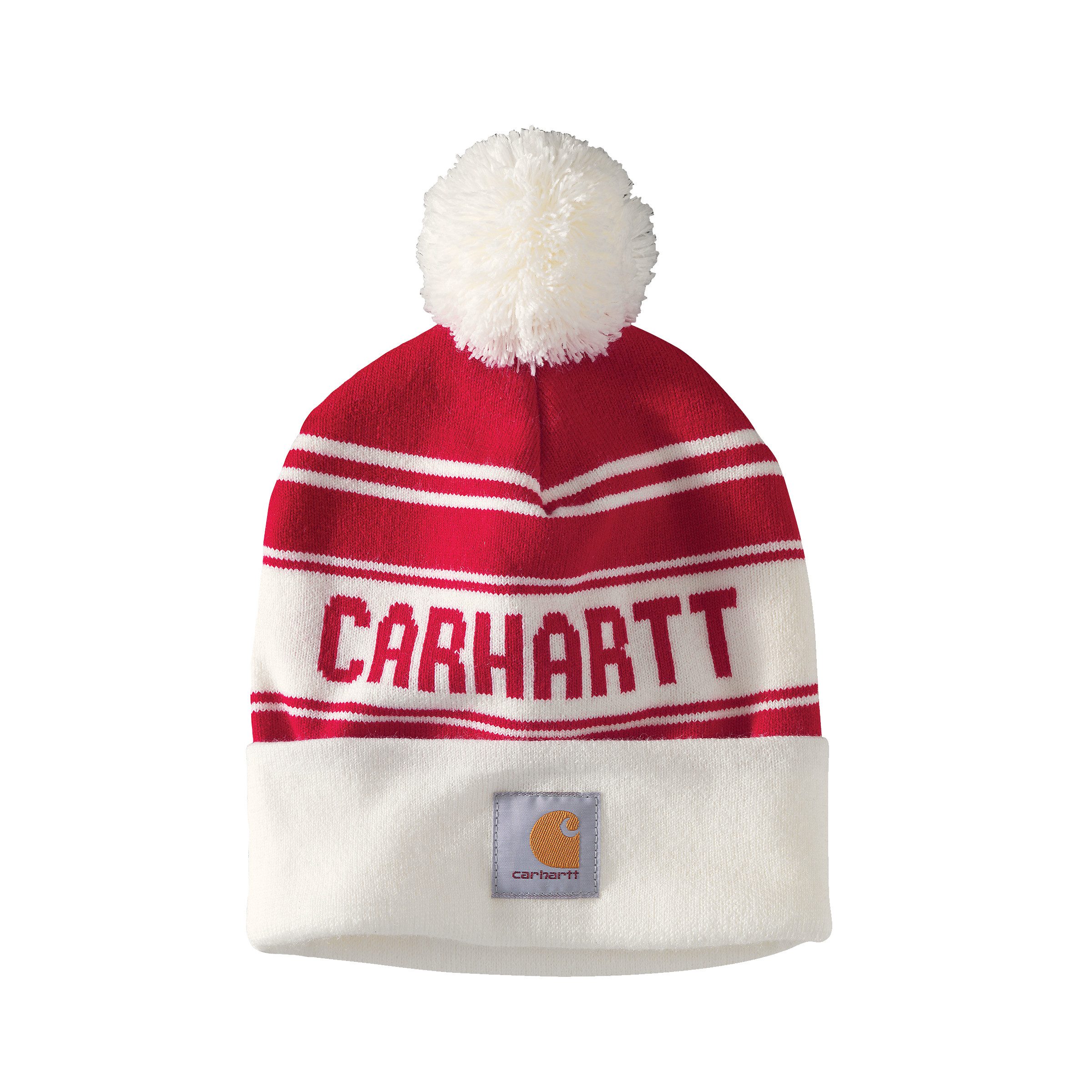 Carhartt Beanie Cuffed Logo Beanie Carhartt-Etikett auf der Vorderseite