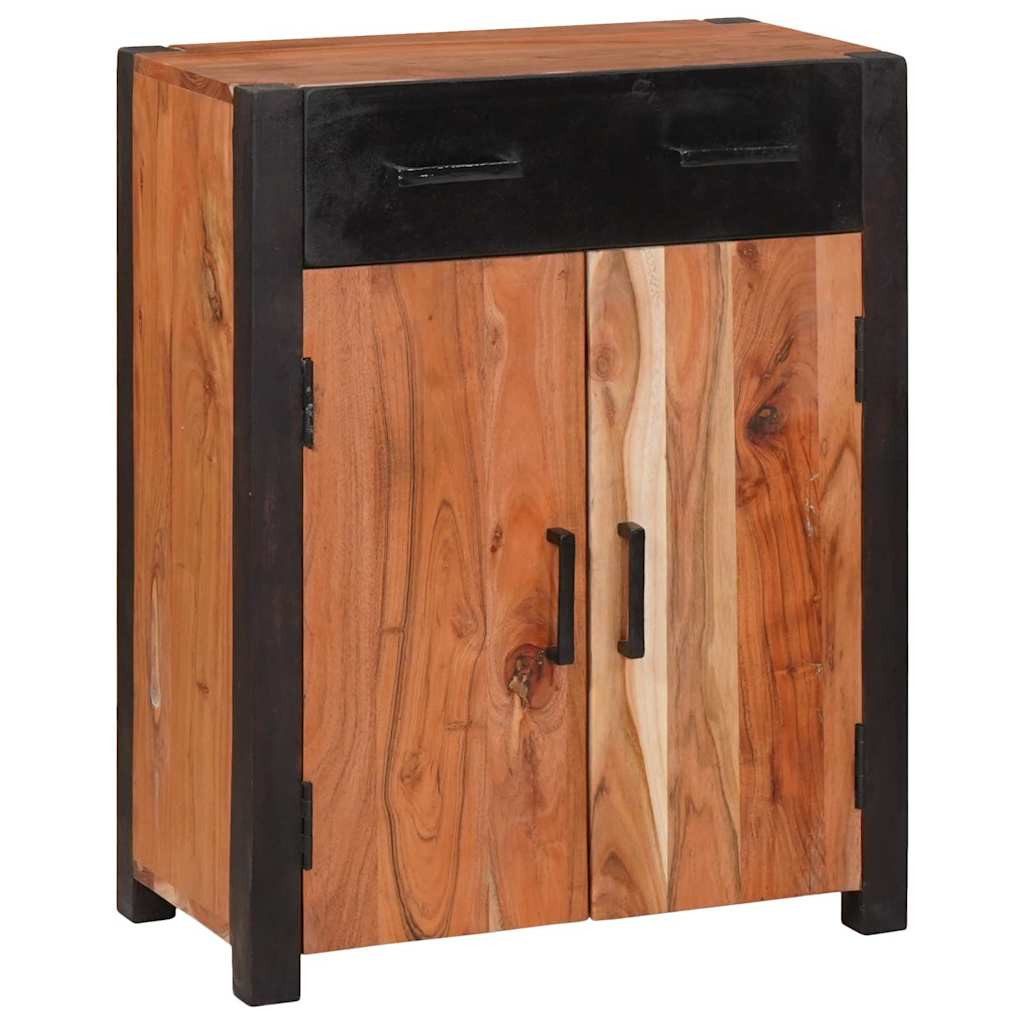 vidaXL Sideboard 55 x 30 x 75 cm Sideboard aus massivem Akazienholz 55x30x75 cm rustika