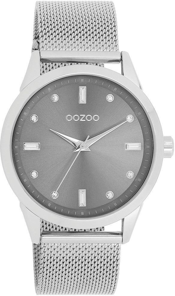 OOZOO Quarzuhr C11281, Armbanduhr, Damenuhr, Edelstahlarmband, günstig online kaufen