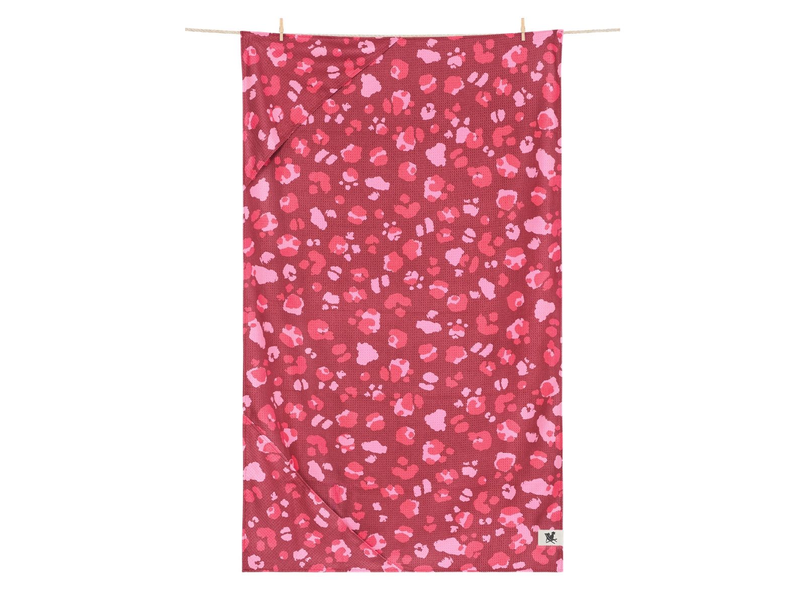 Dock & Bay LTD c/o Handtücher Hundehandtuch M Pink Paws 90x50cm, Polyester (DOGTWL-DES-MD-PNKPAWS)