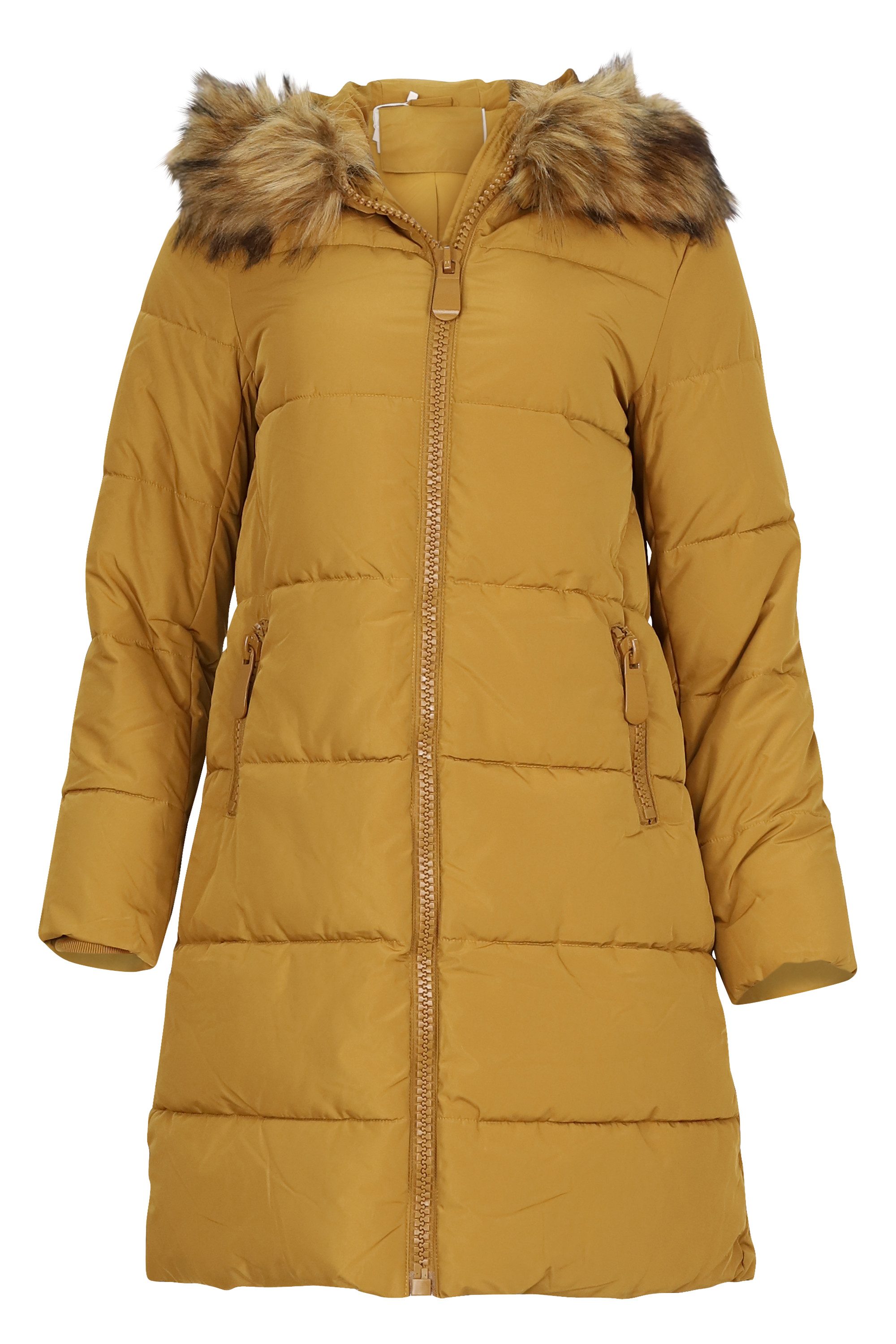 Steppjacke malito Damen Steppmantel, wattierter Wintermantel, Jacke mit Kapuze