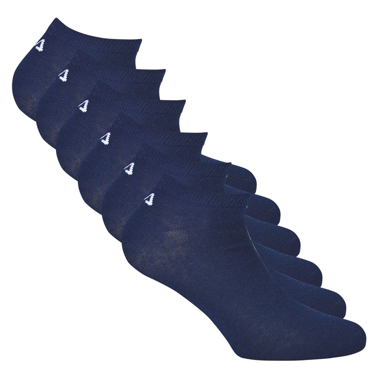 Fila Sneakersocken Unisex Sneaker Socken, 6er Pack - Invisible, kurze Blau