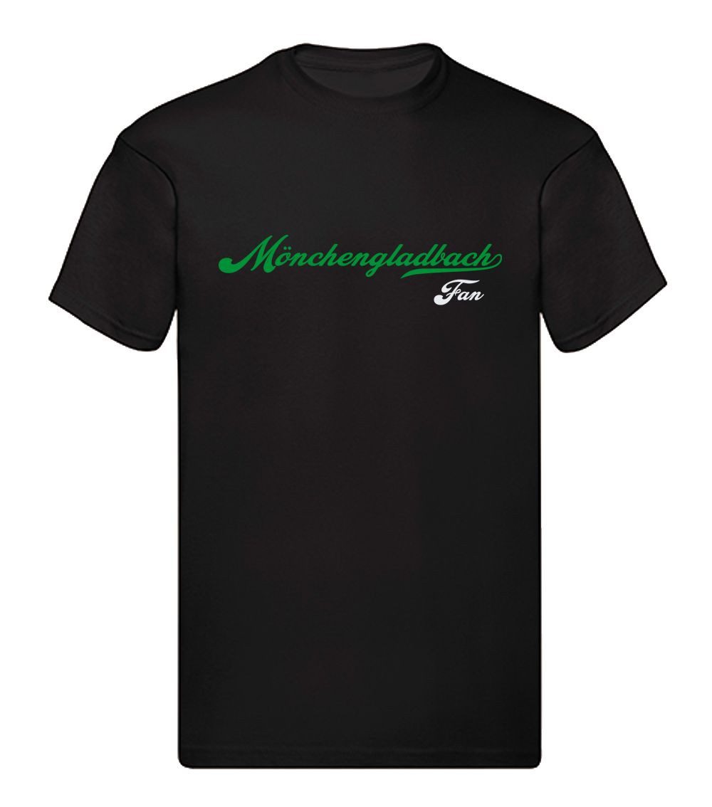 G-graphics T-Shirt Mönchengladbach Fan (1-tlg) Herren T-Shirt mit einem Motiv für den echten Fan