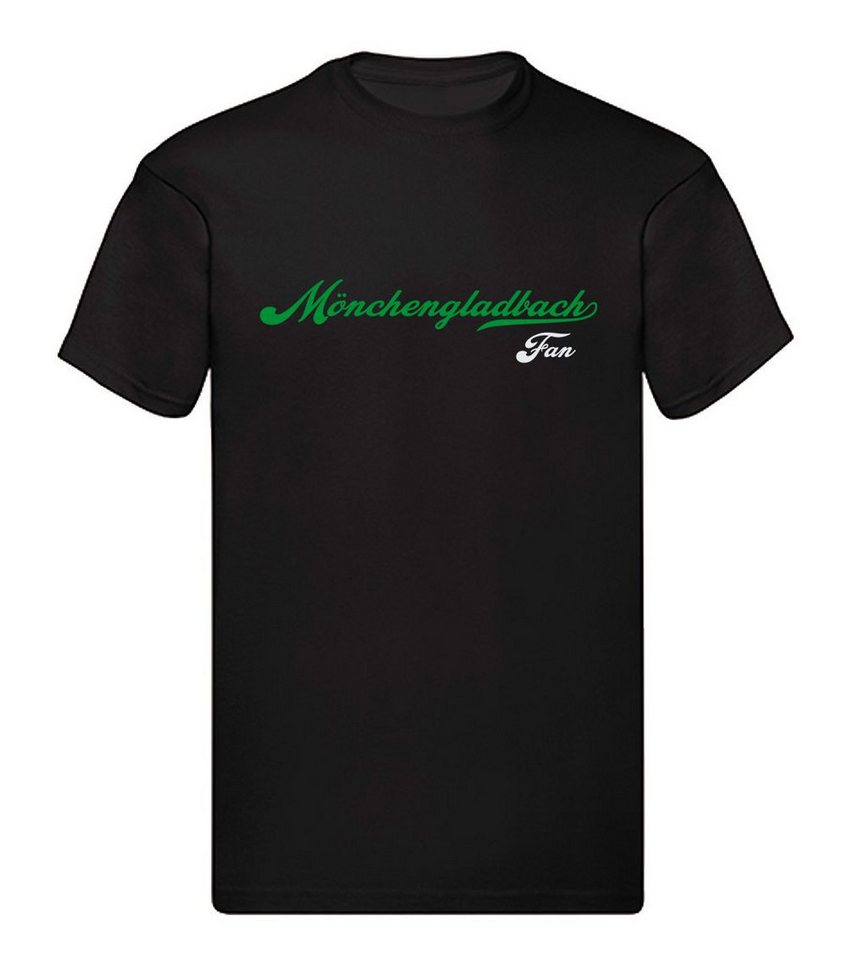 G-graphics T-Shirt Mönchengladbach Fan (1-tlg) Herren T-Shirt mit einem Motiv für den echten Fan