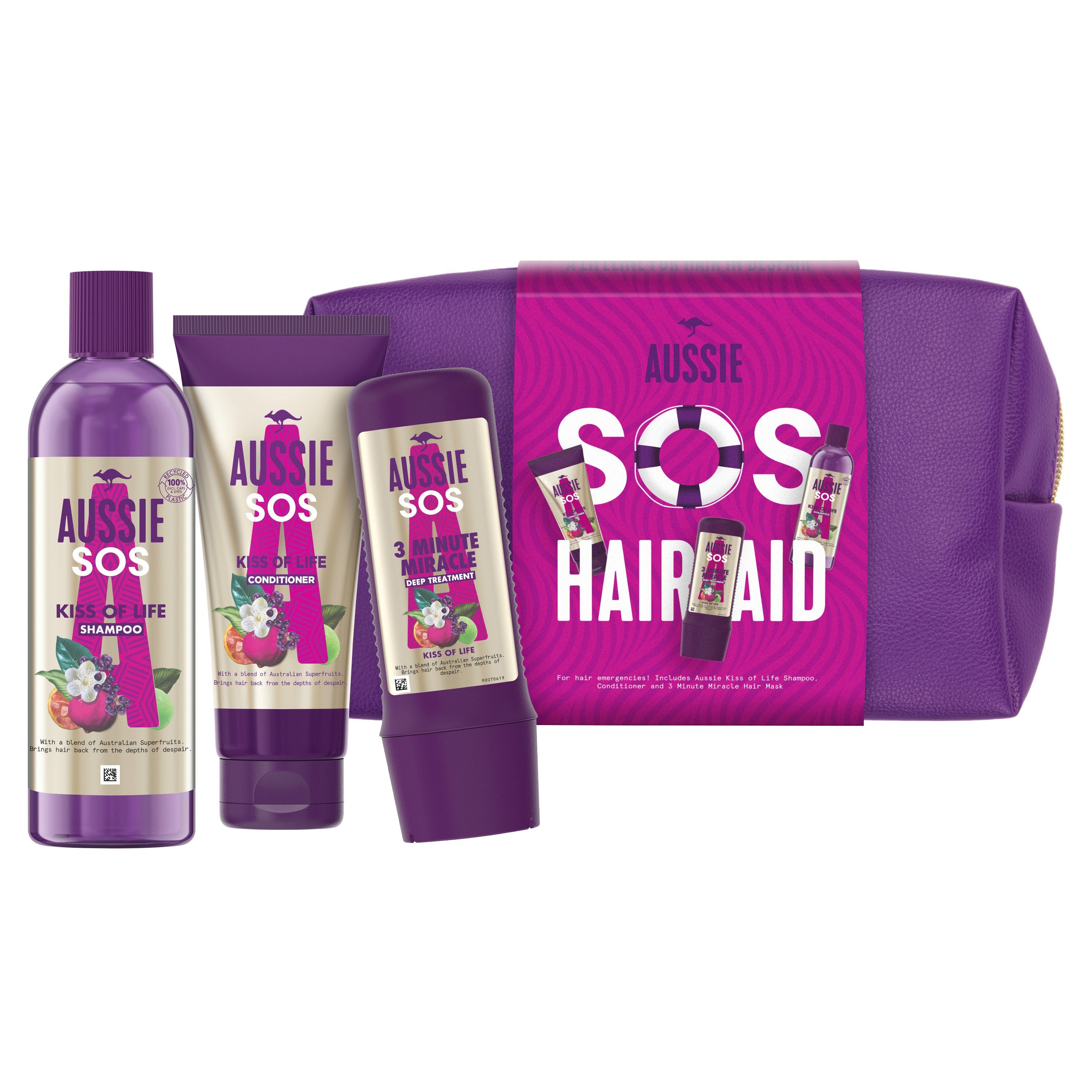 Aussie Haarshampoo SOS Deep Repair 3er Set | Haarshampoos