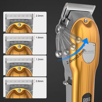 SURKER Haarschneider SK-199, Bartschneider,Pflege-Kit, Akku/Netz