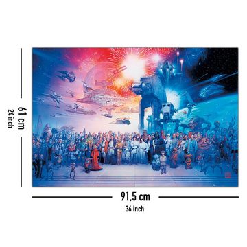 Star Wars Poster Star Wars Poster Cast 91,5 x 61 cm
