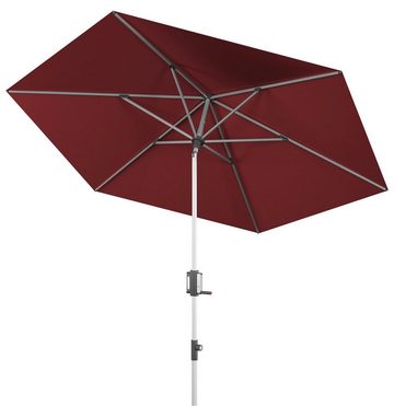 Knirps® Sonnenschirm APOLL, Rot, Ø 290 cm, Aluminium, Neigbar, Höhenverstellbar, Polyesterschirm, ohne Schirmständer
