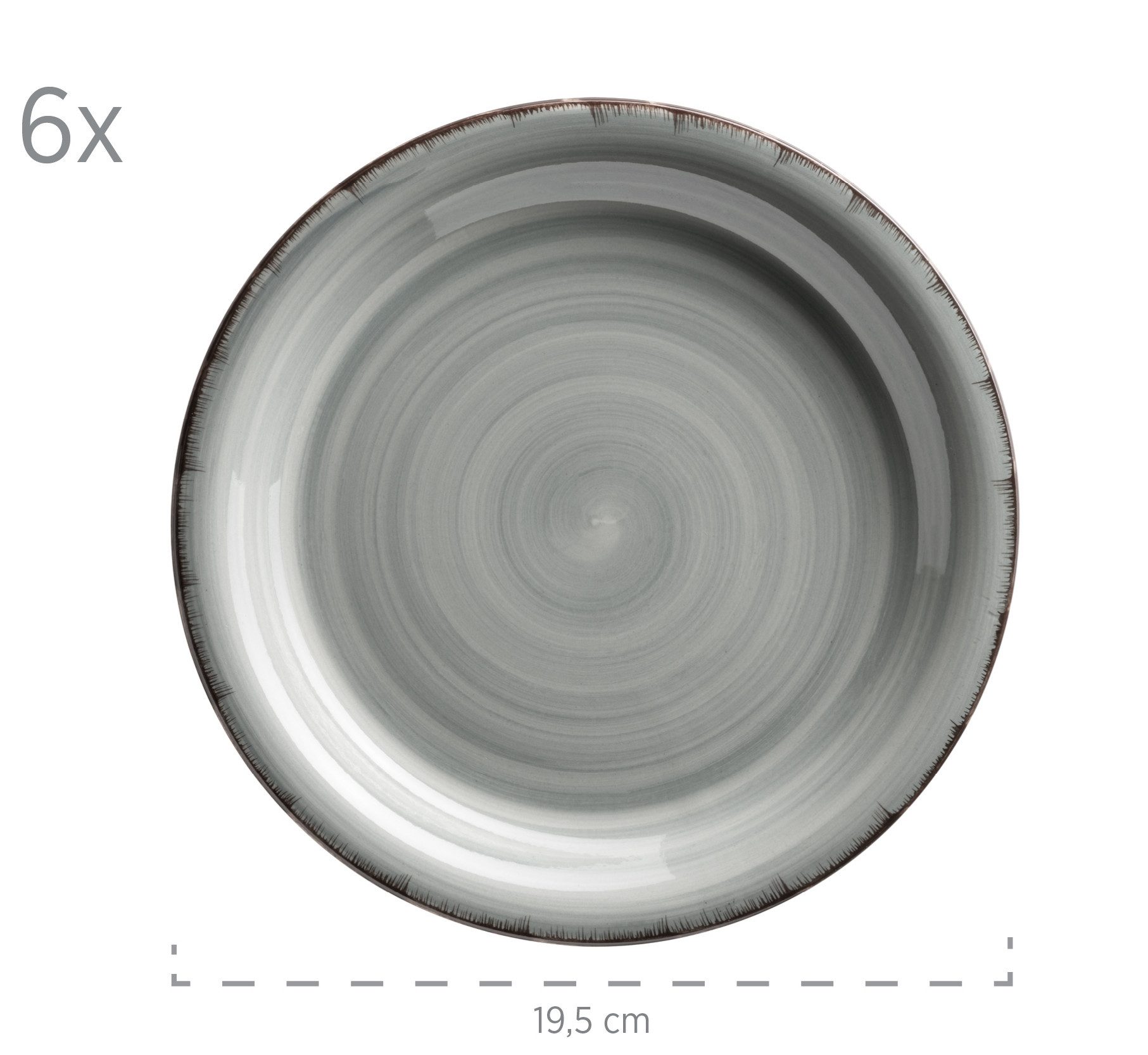 MÄSER Dessertteller LUMACA, (6 St)