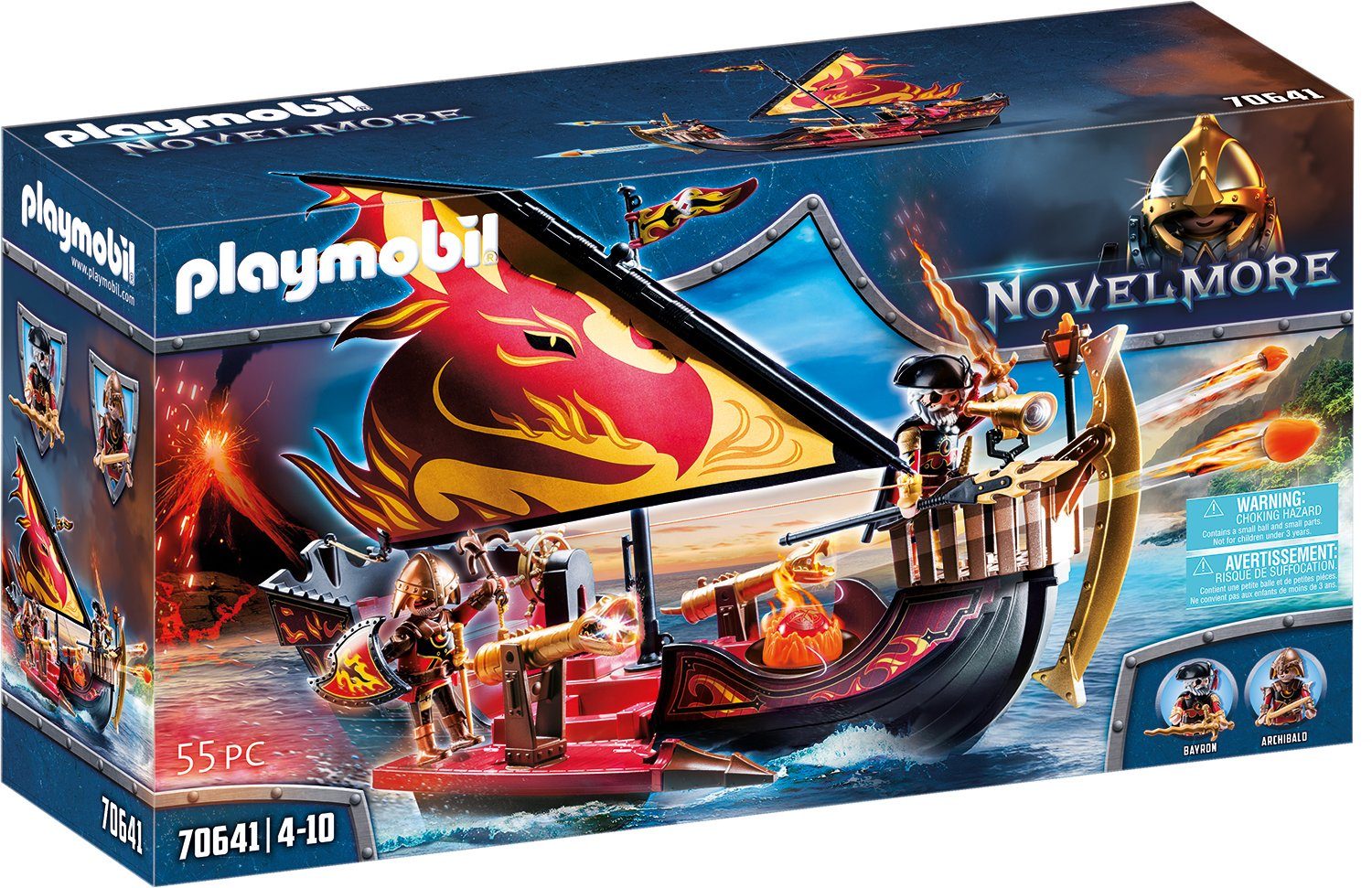 Image of PLAYMOBIL® 70641 Burnham Raiders Feuerschiff